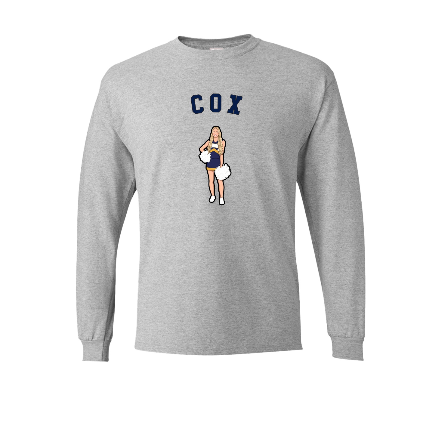 Long Sleeve Tee — Shirsey Arch in Grey