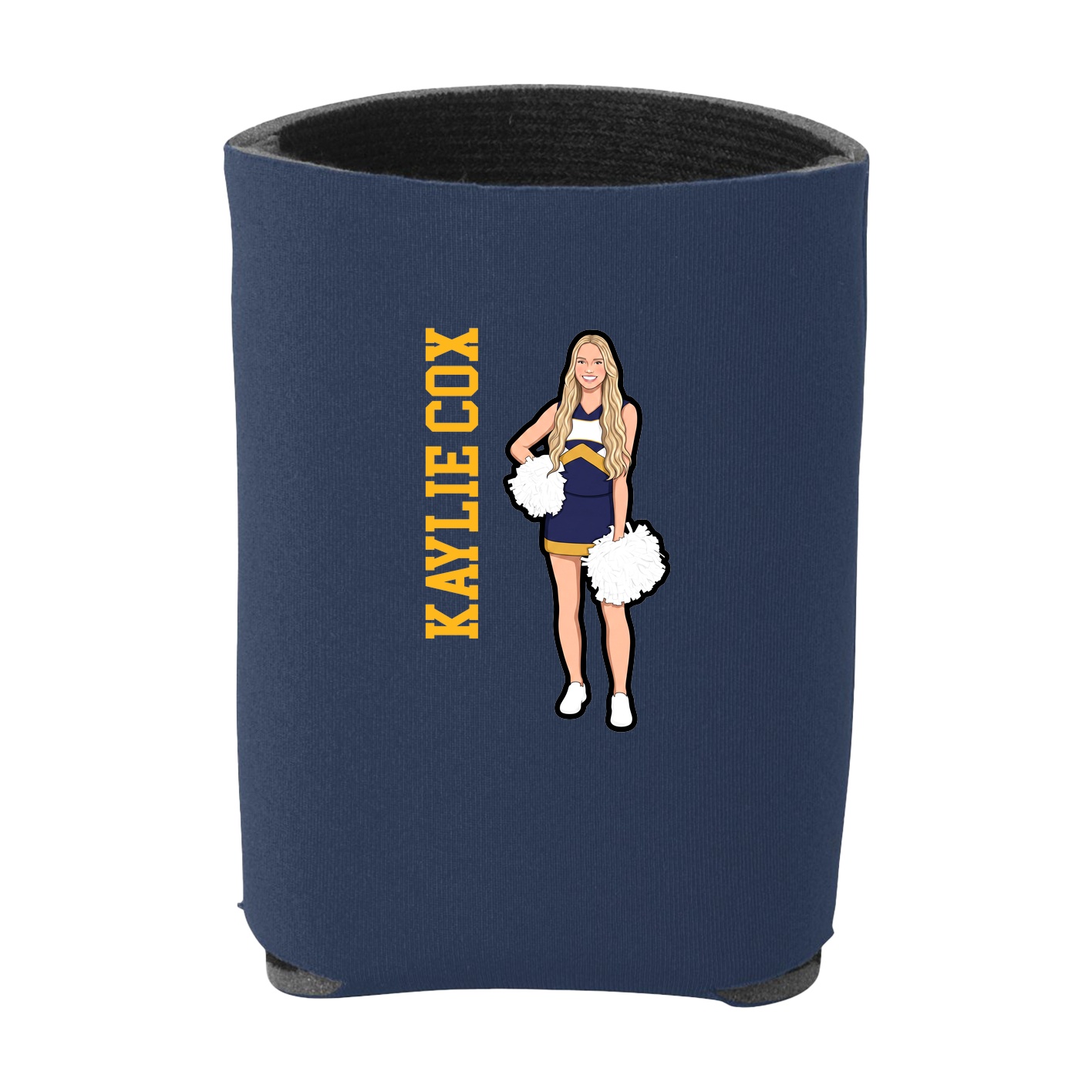 Can Holder — Name Vertical in Navy