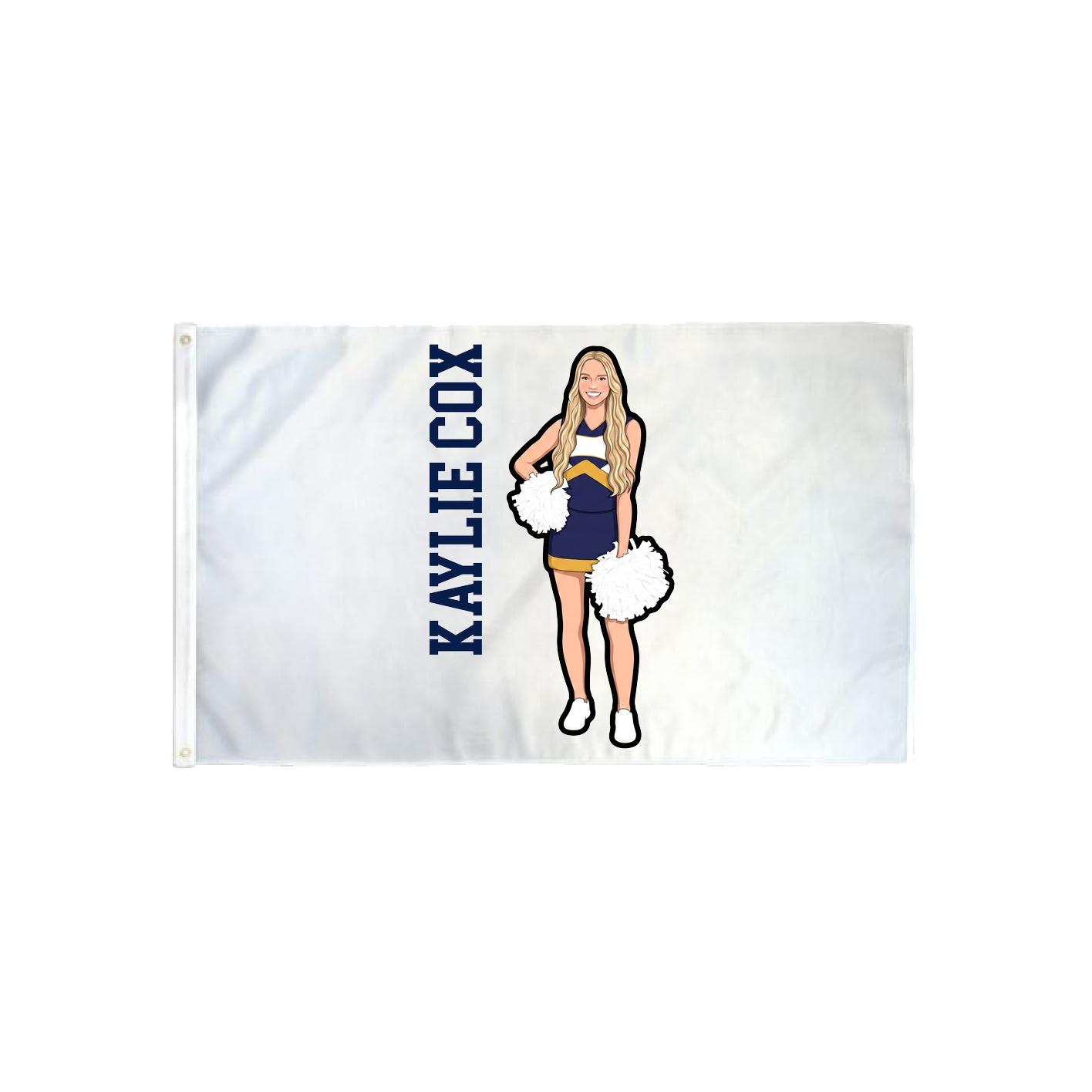 3x5 Flag — Name Vertical in Classic