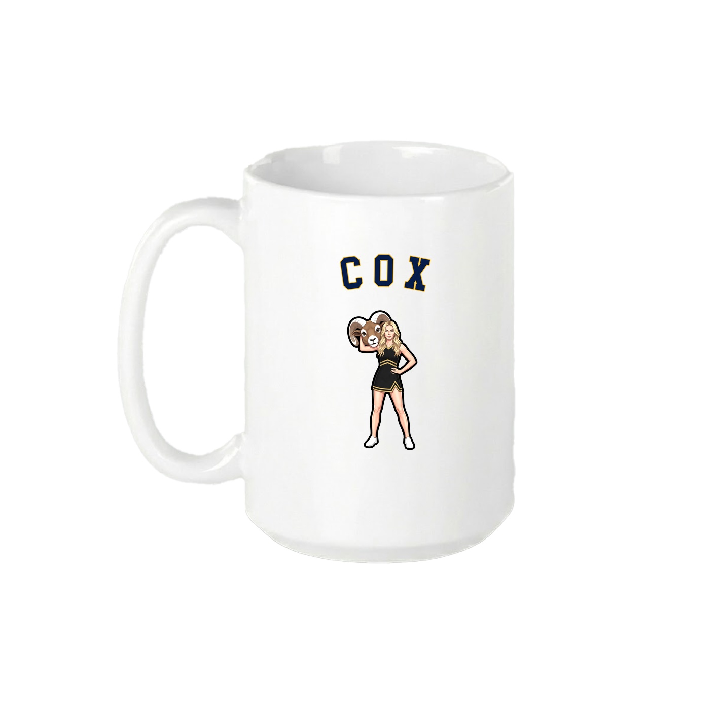 15oz Coffee Mug — Shirsey Arch in White