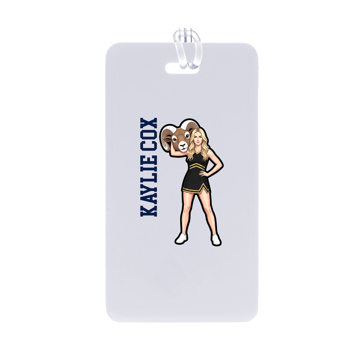 Bag Tag — Name Vertical in Classic