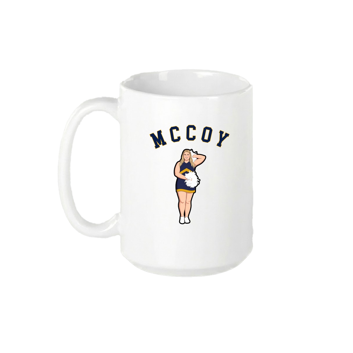 15oz Coffee Mug — Shirsey Arch in White