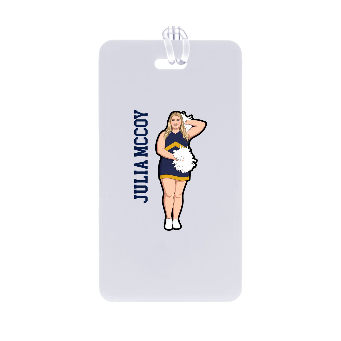 Bag Tag — Name Vertical in Classic