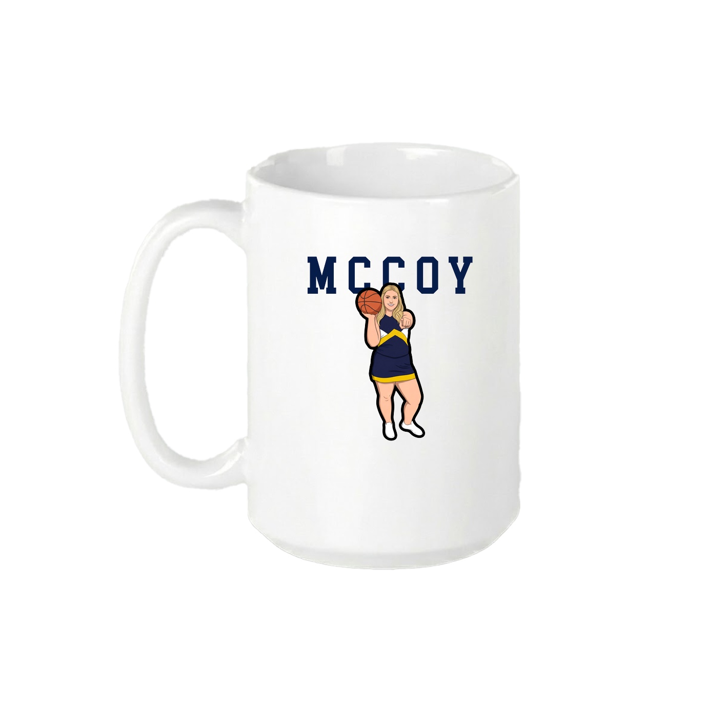 15oz Coffee Mug — Shirsey in White