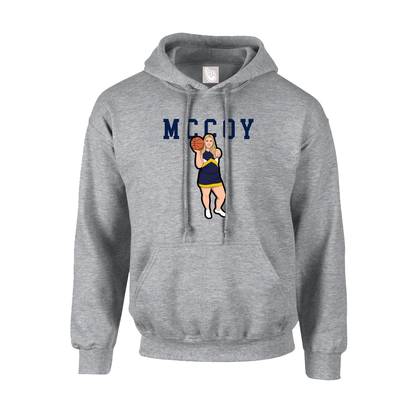 Hoodie — Shirsey in Grey