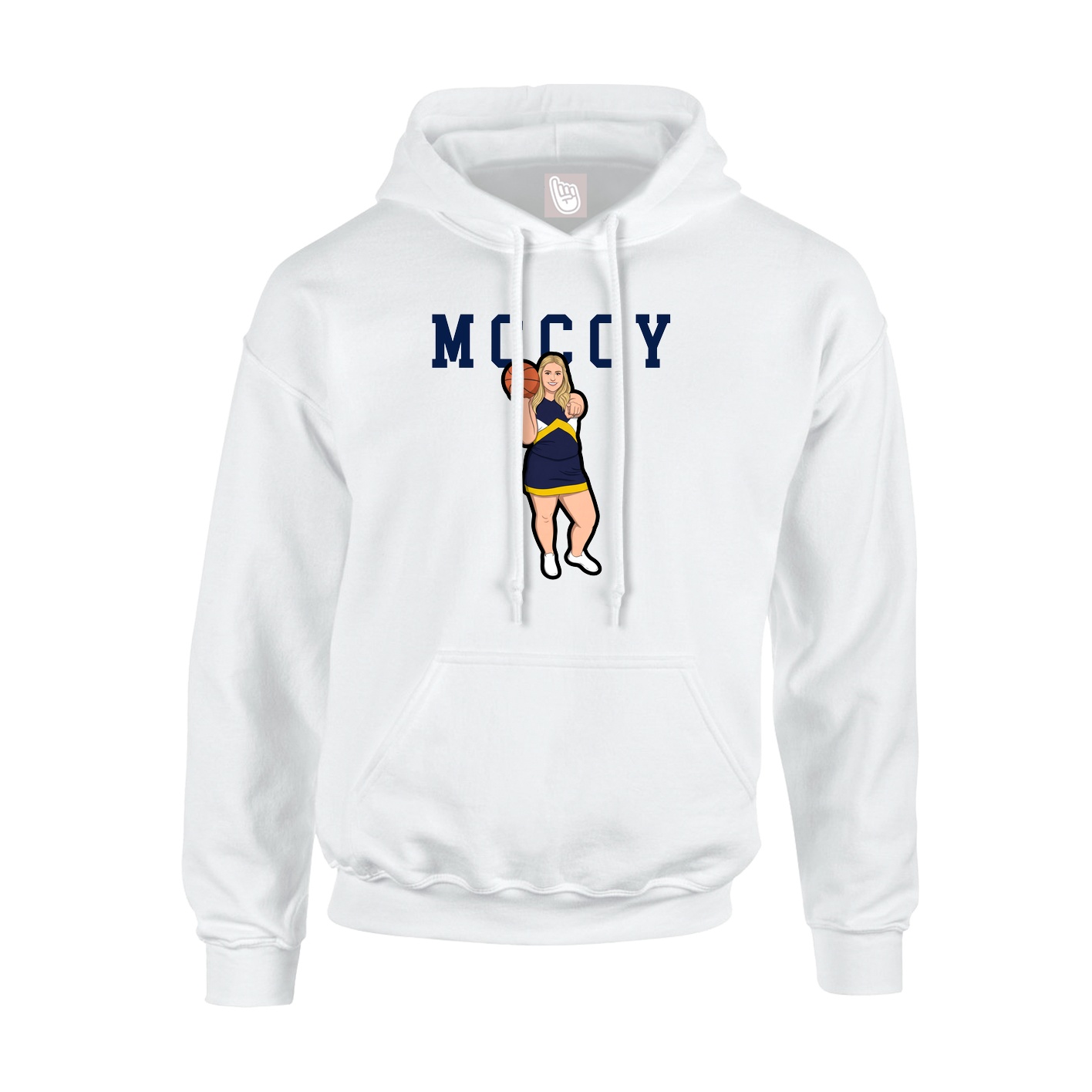 Youth Hoodie — Shirsey in White