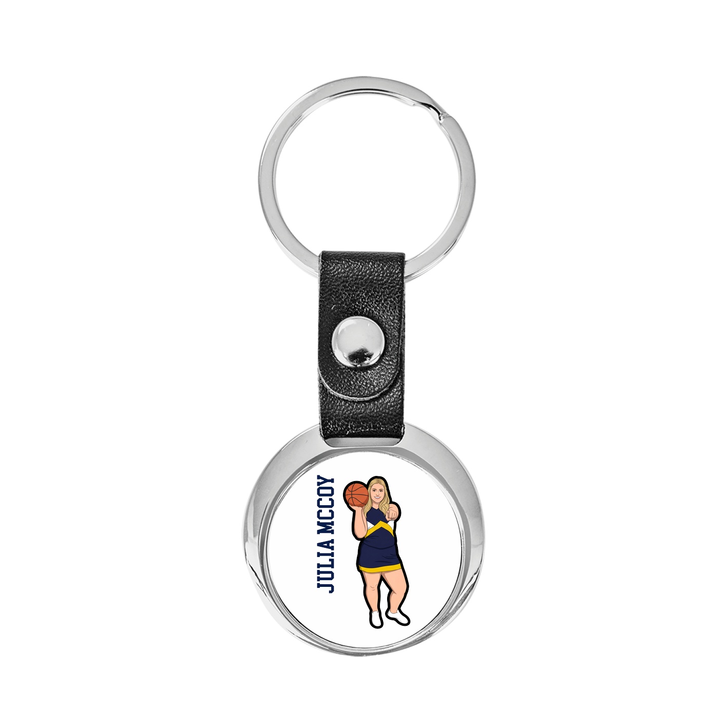 Key Chain — Name Vertical in Classic