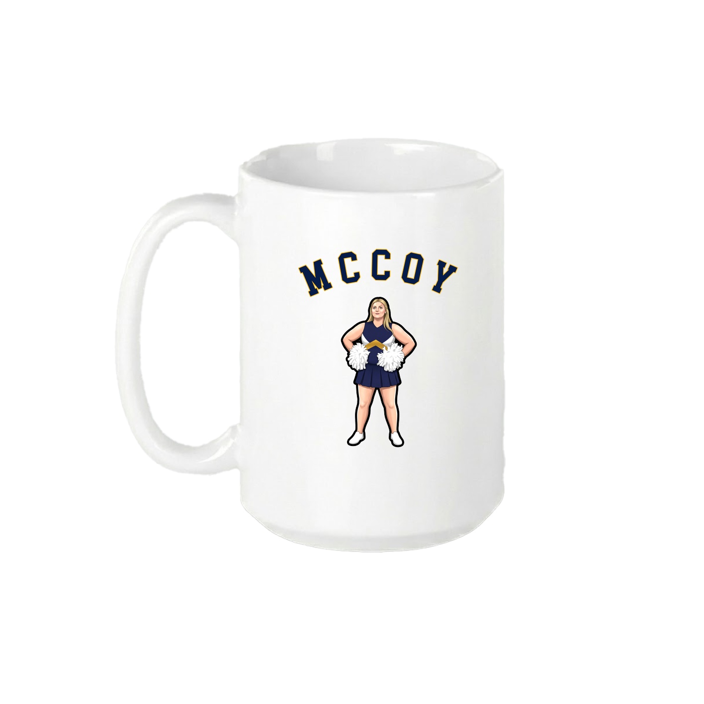 15oz Coffee Mug — Shirsey Arch in White