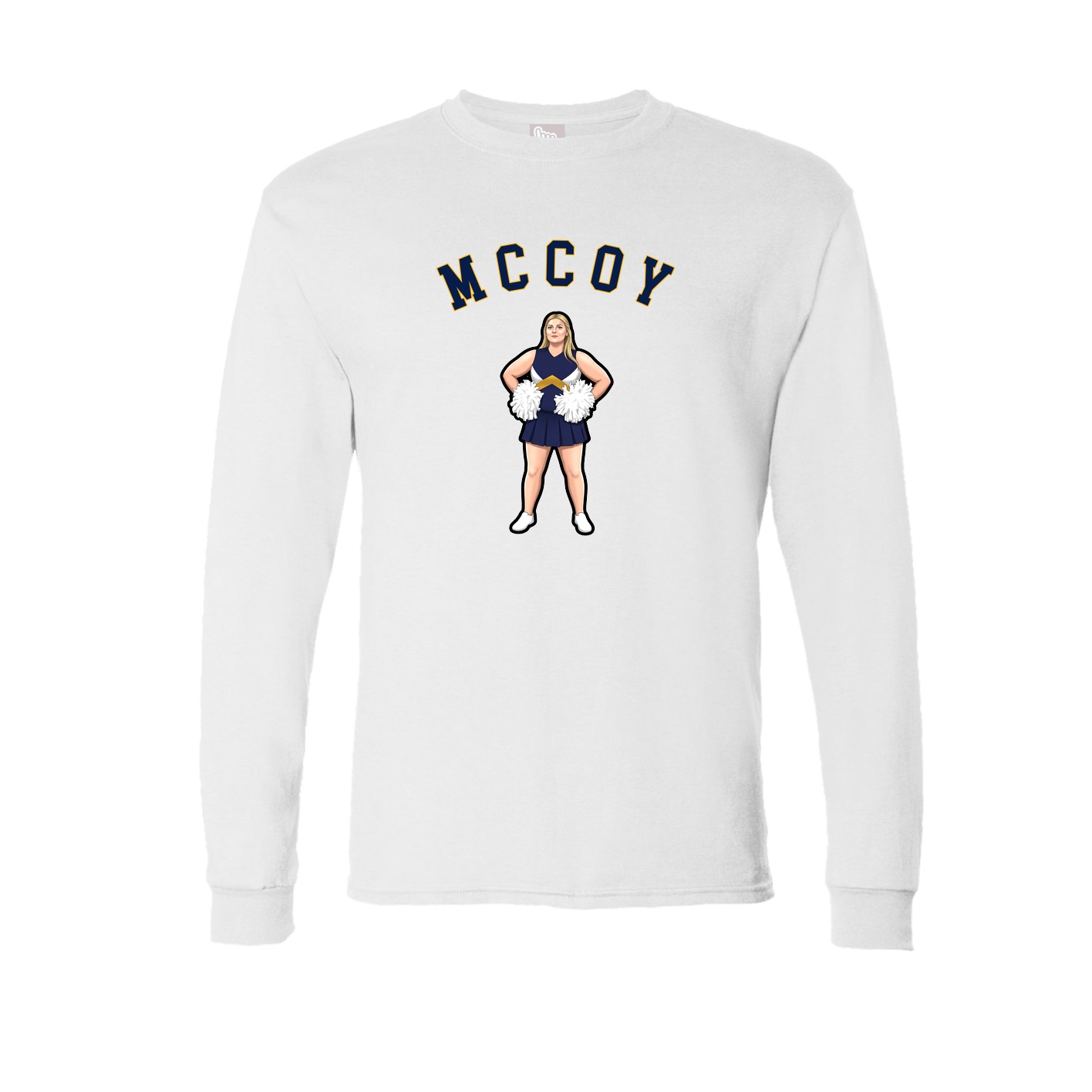 Long Sleeve Tee — Shirsey Arch in White