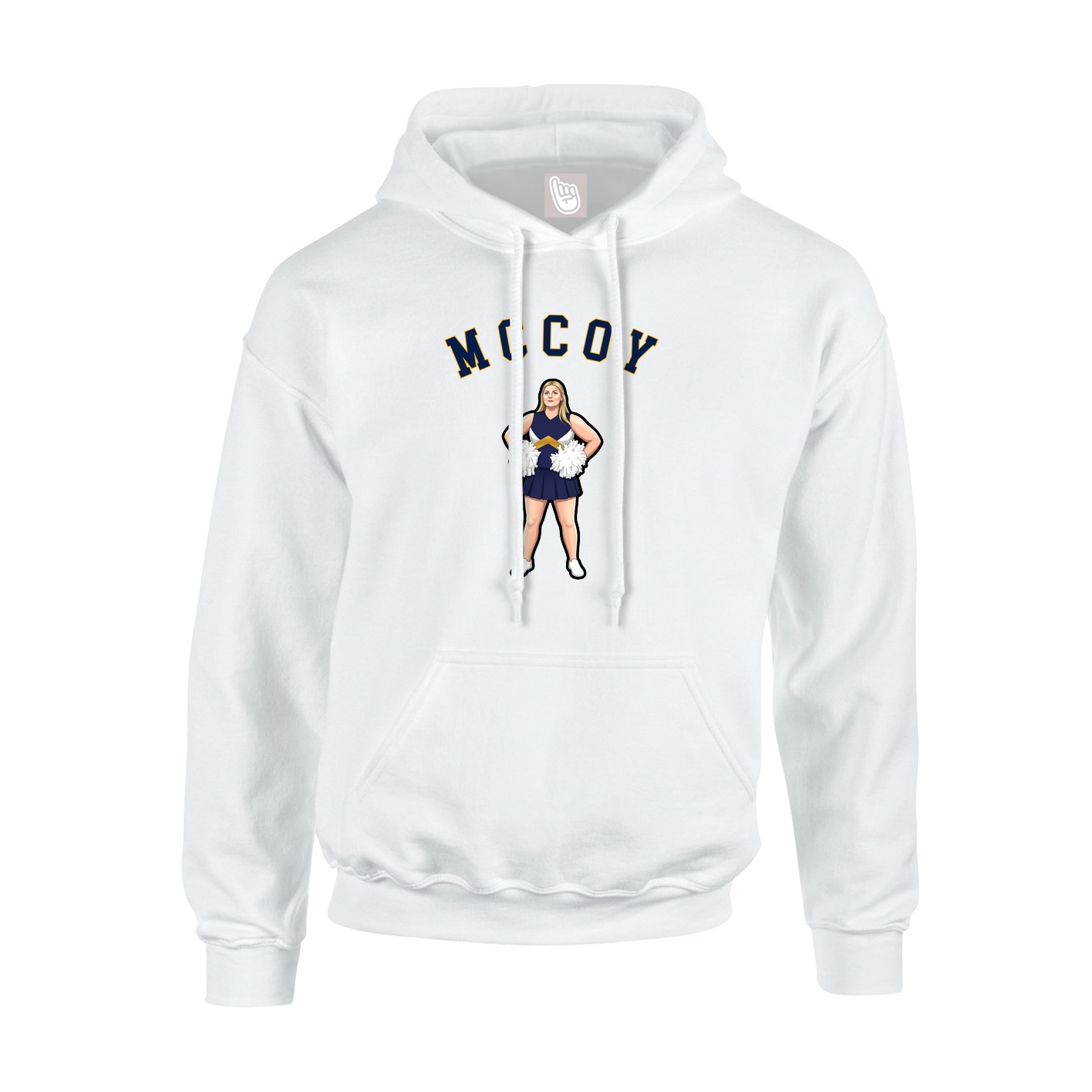 Youth Hoodie — Shirsey Arch in White