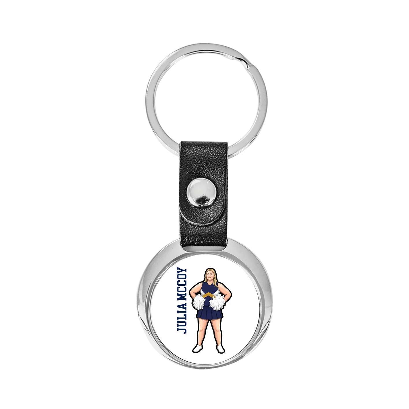 Key Chain — Name Vertical in Classic