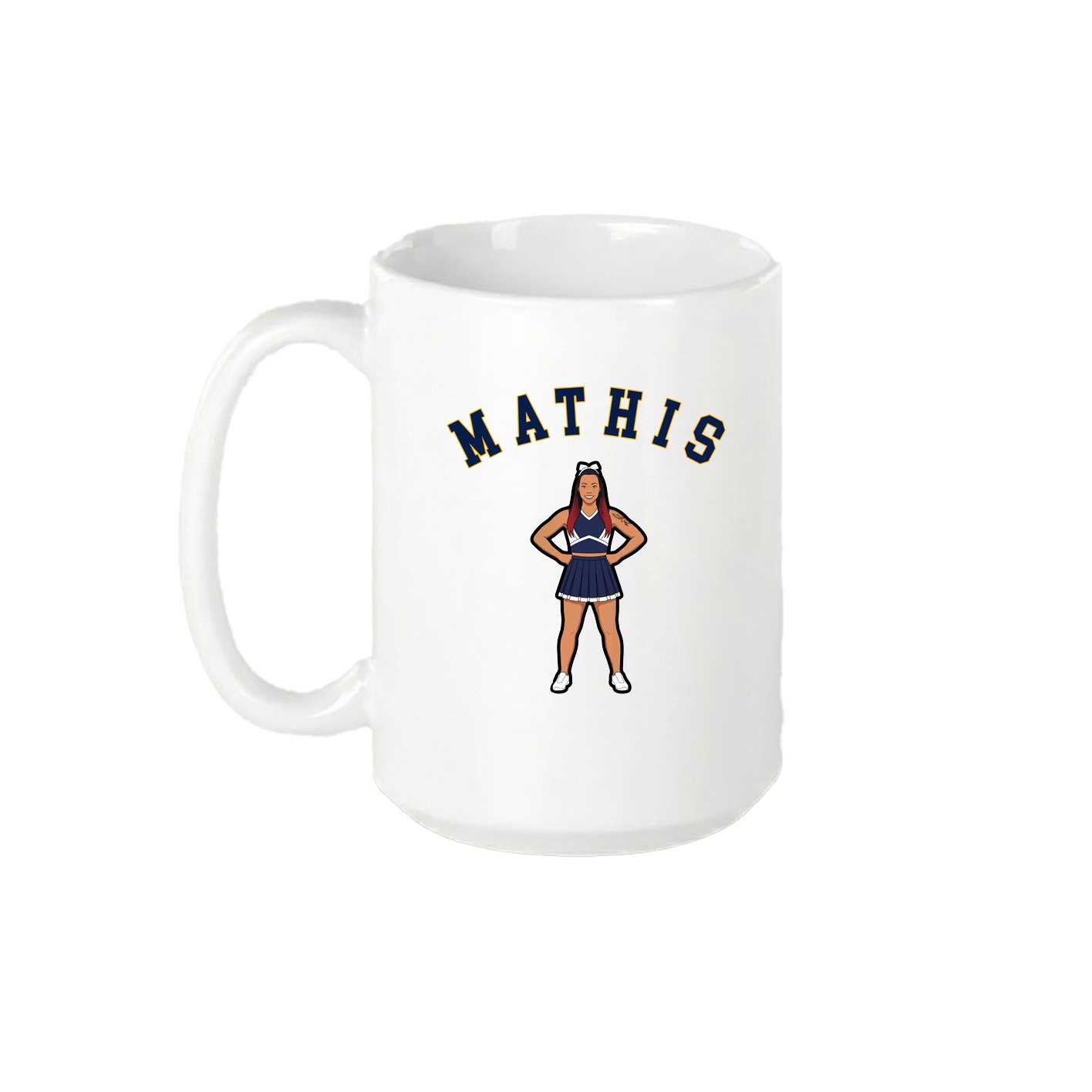 15oz Coffee Mug — Shirsey Arch in White