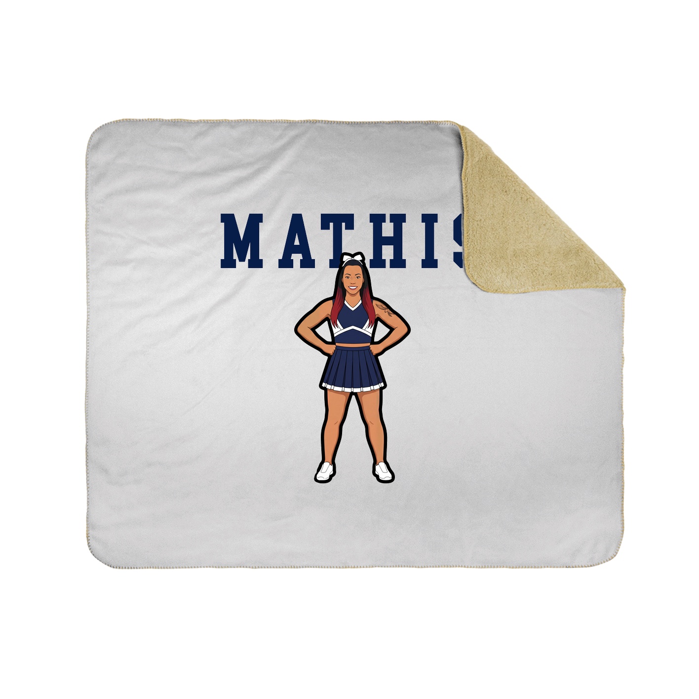 Throw Blanket — Shirsey in White