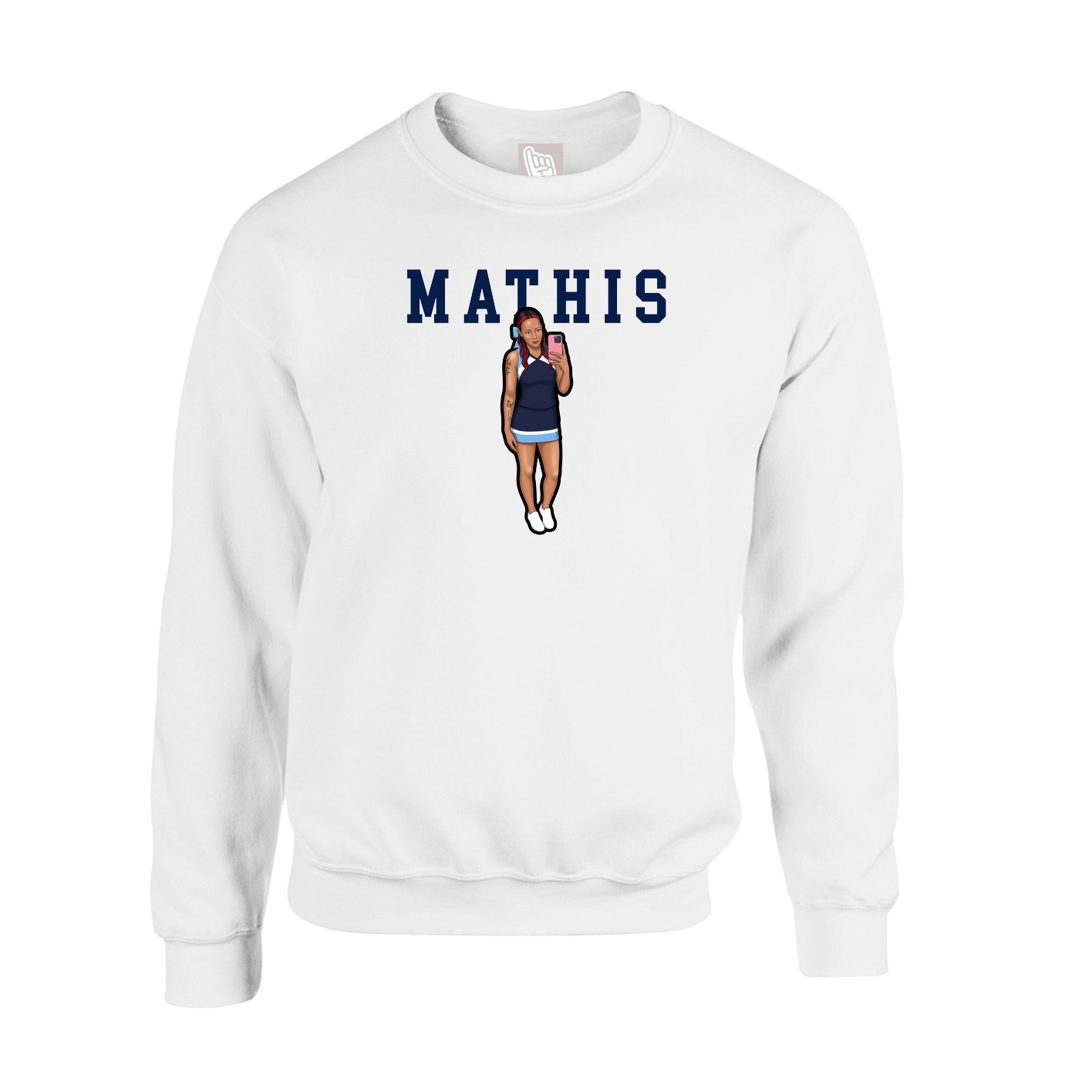 Fleece Crew — Shirsey in White