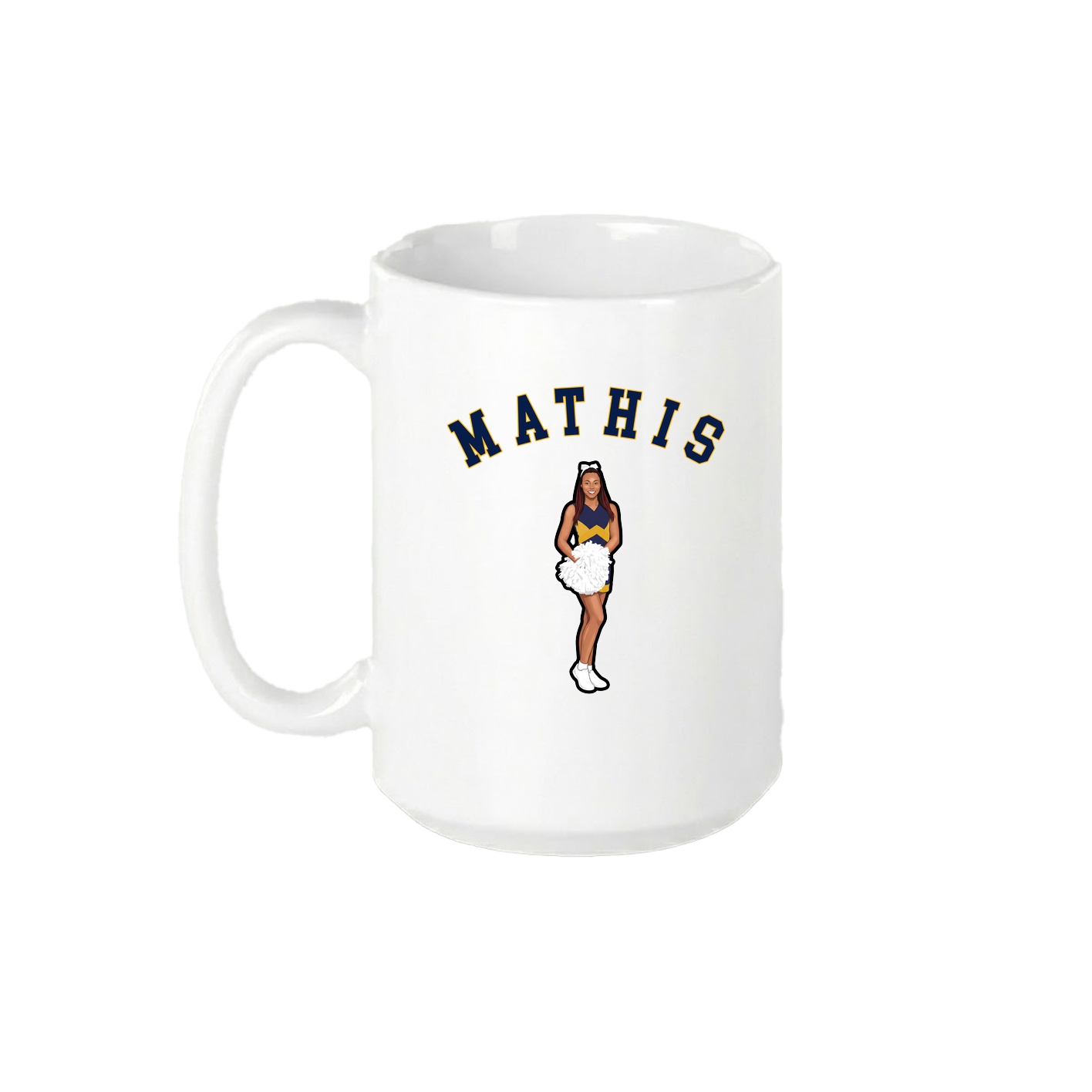 15oz Coffee Mug — Shirsey Arch in White