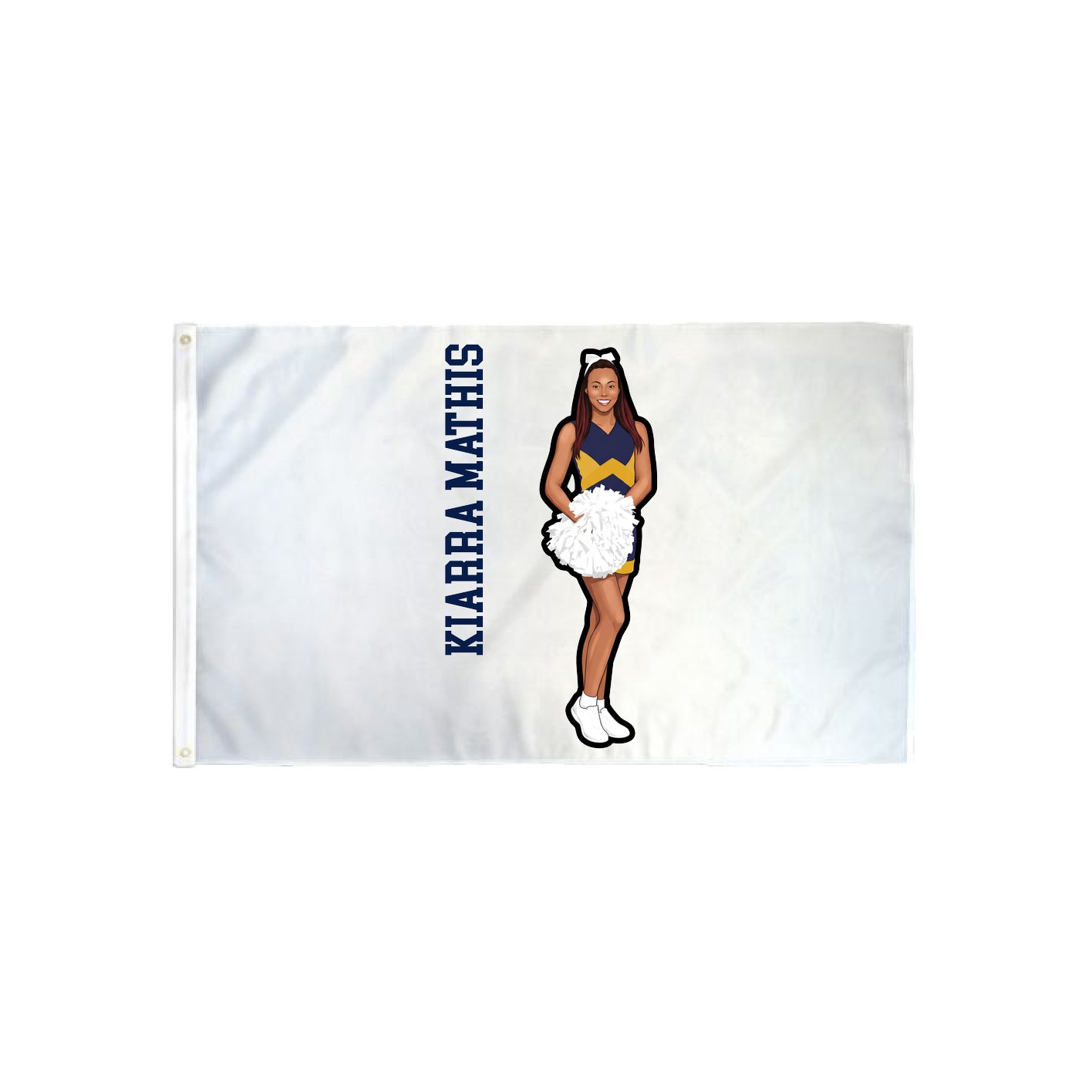 3x5 Flag — Name Vertical in Classic