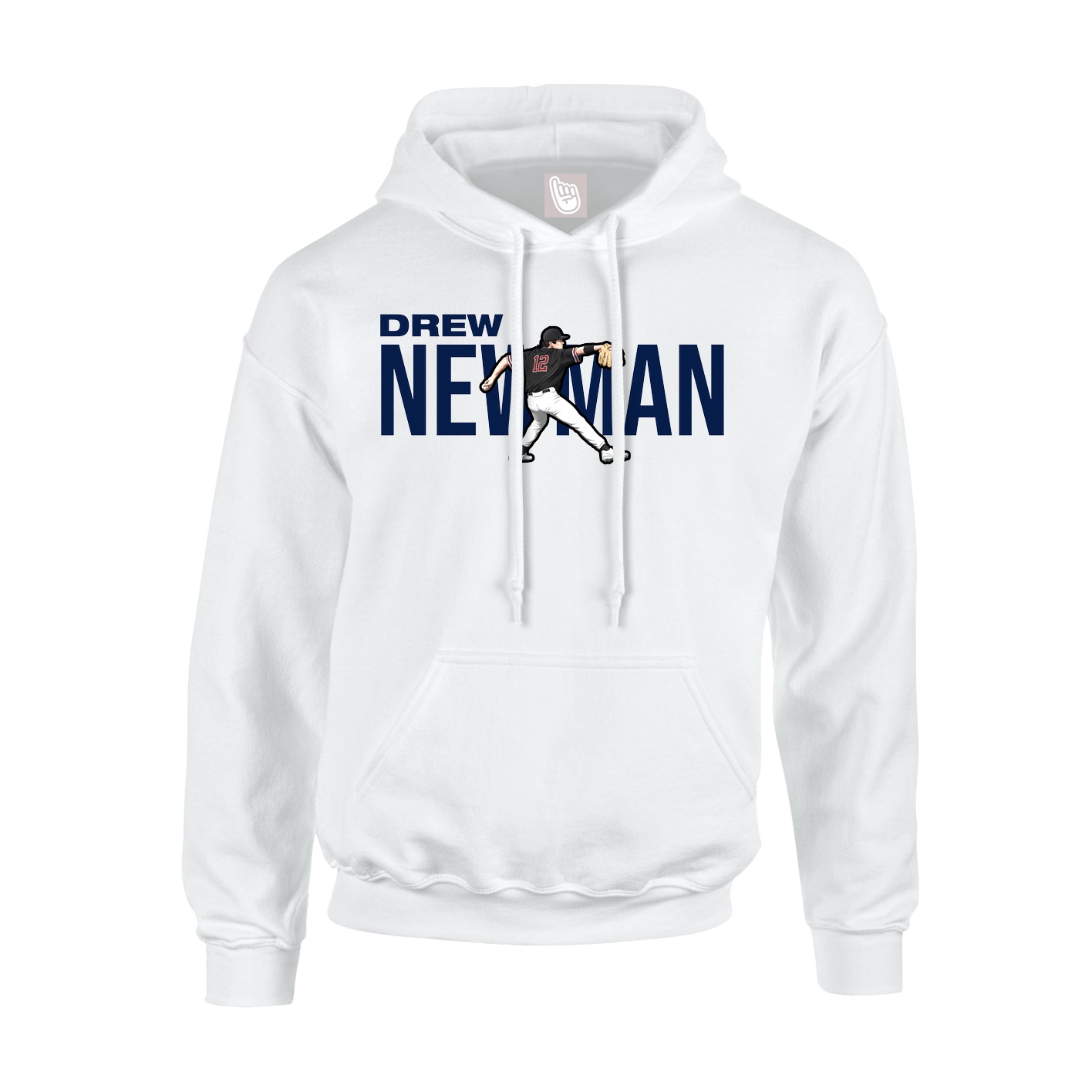 Hoodie — Player Name in White