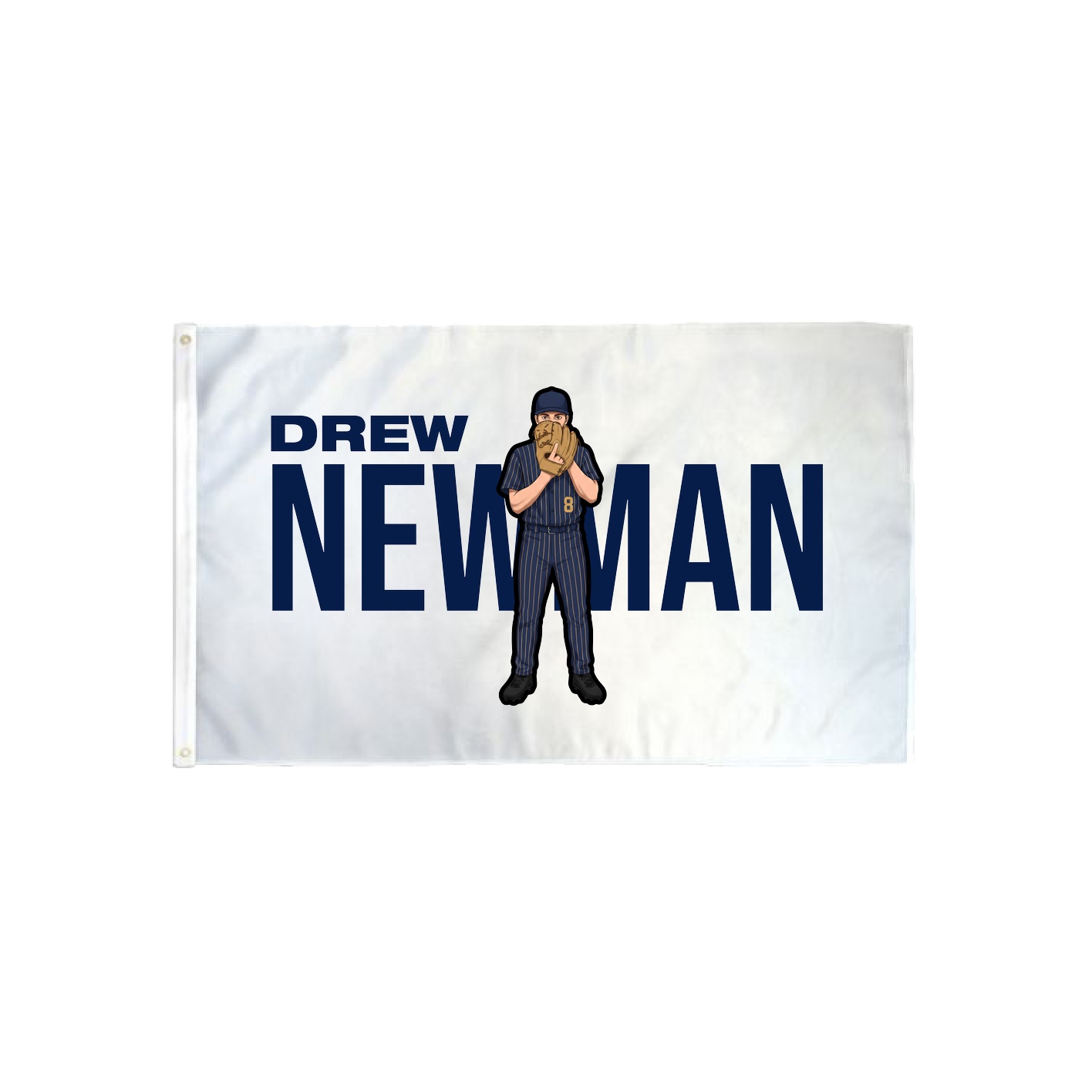 3x5 Flag — Player Name in Classic