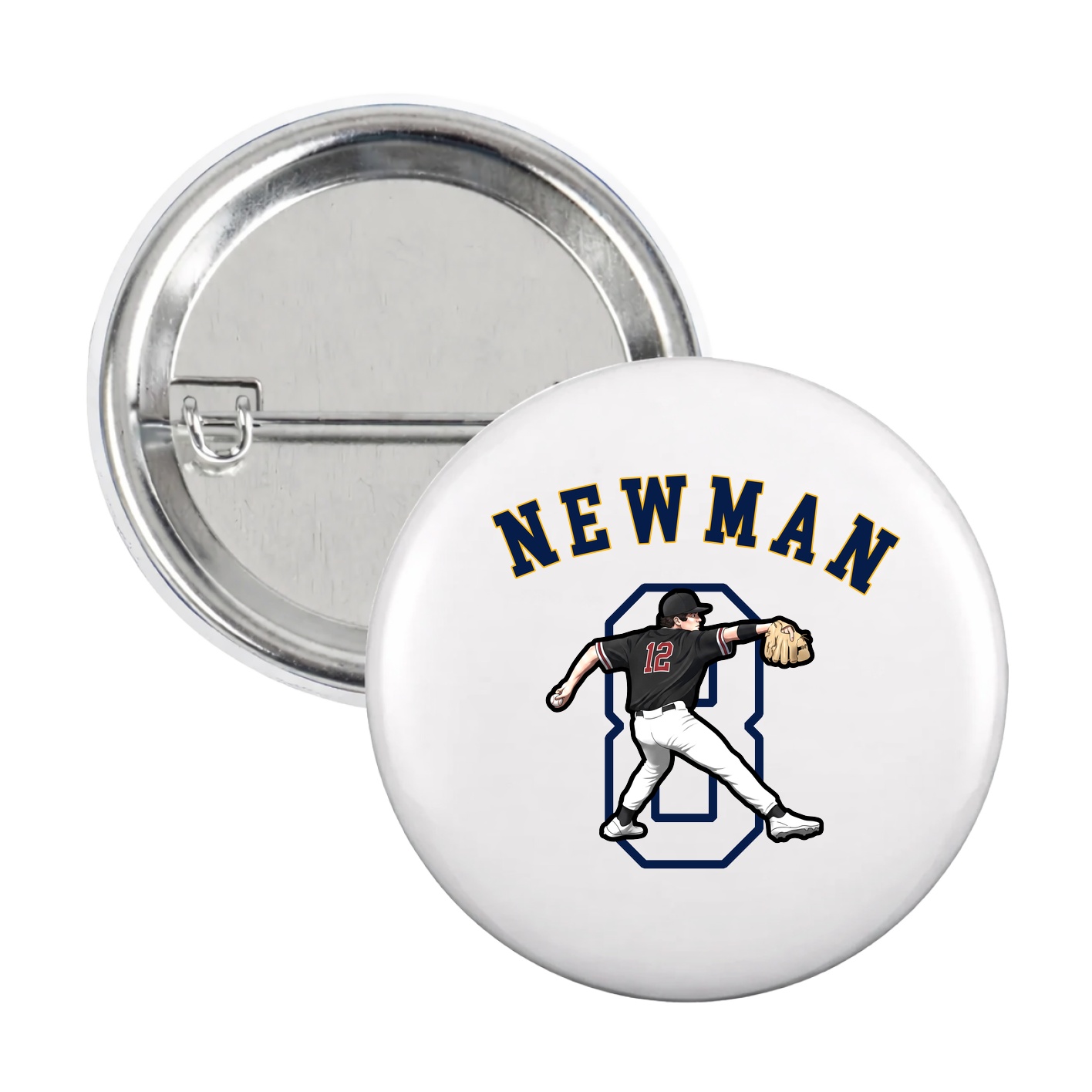 Game Day Button — Shirsey Arch in White