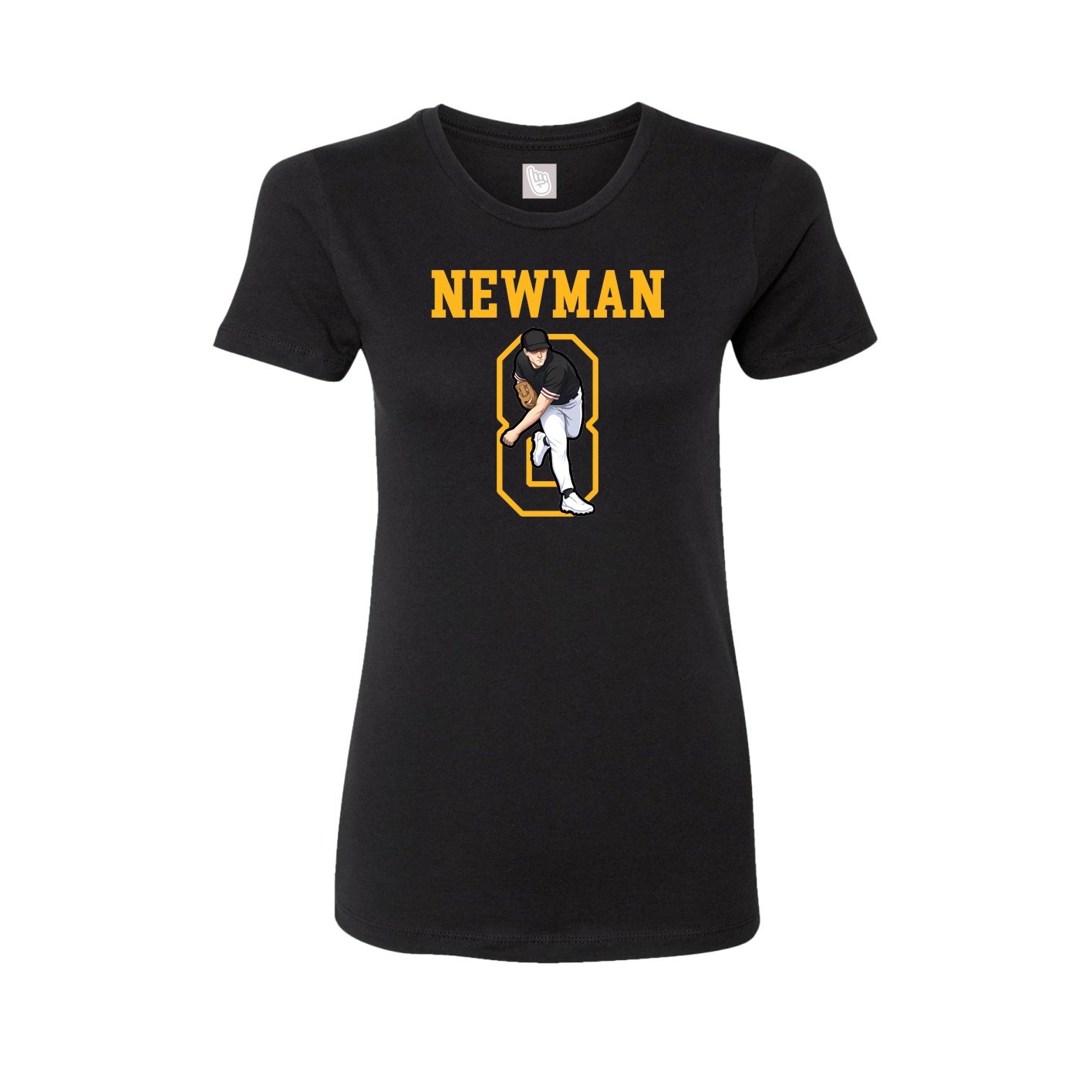 Fitted Women's Tee — Shirsey in Black