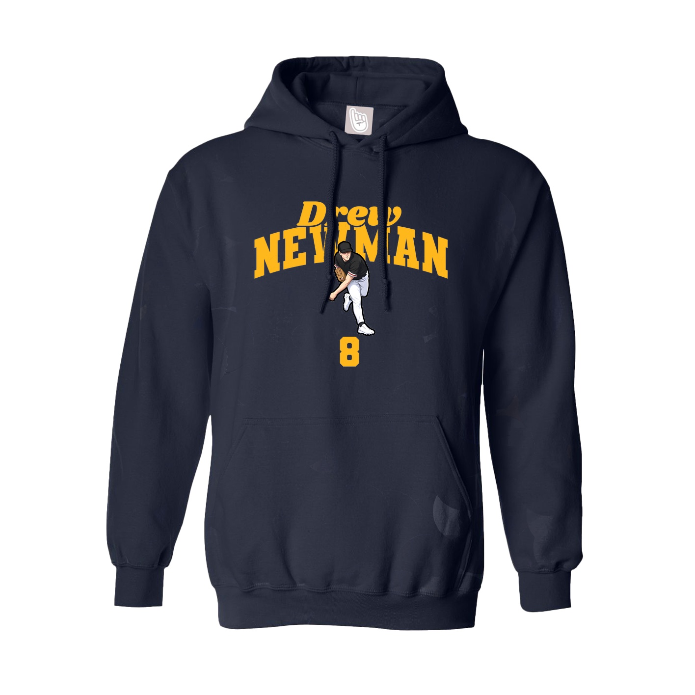 Hoodie — Signature Arch in Navy