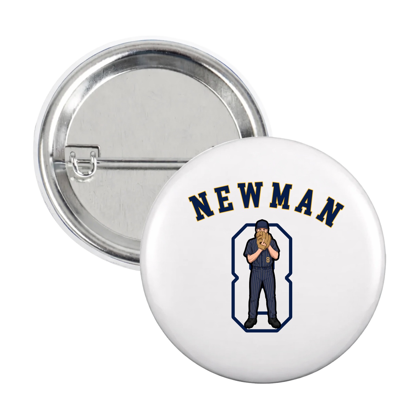 Game Day Button — Shirsey Arch in White