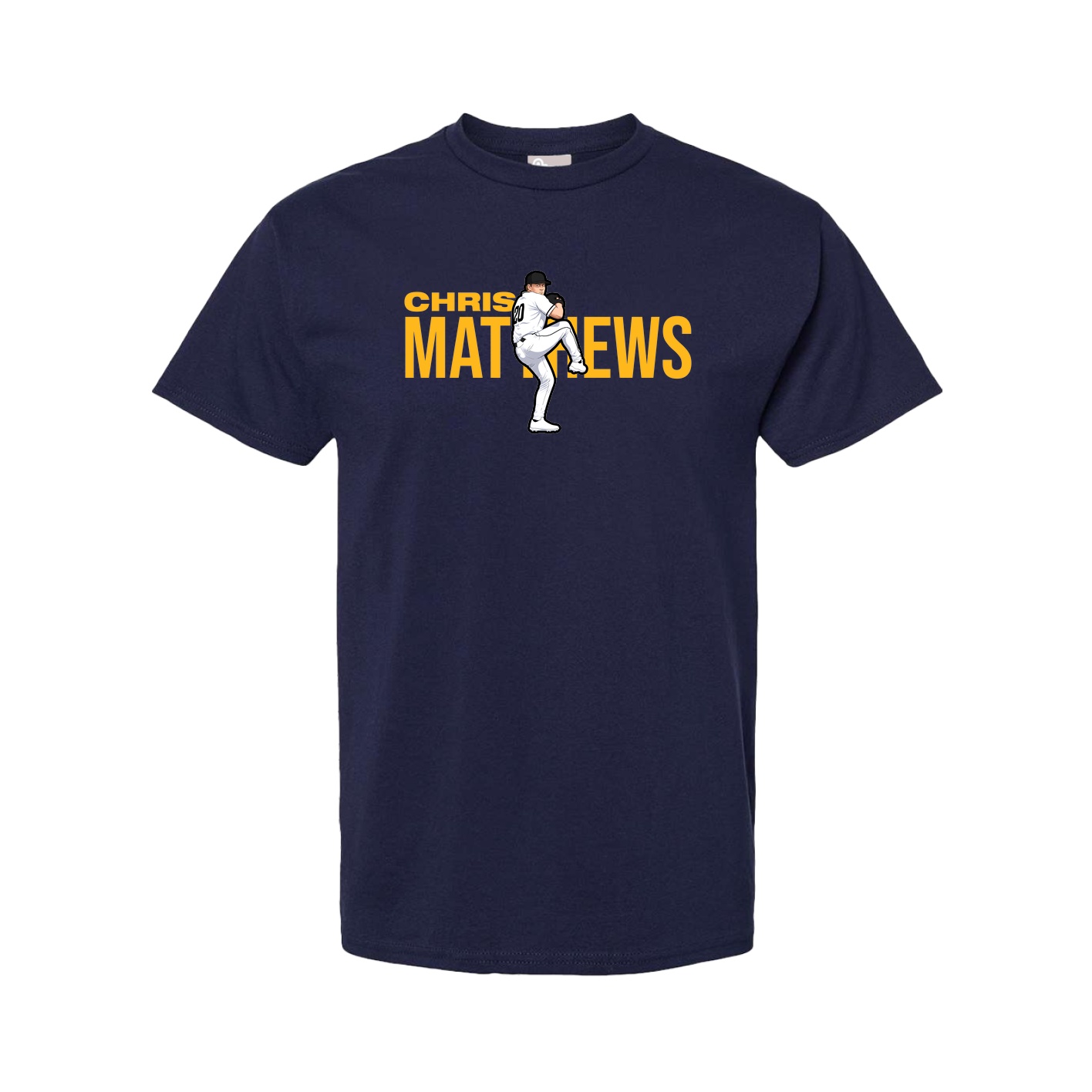 Tee — Player Name in Navy