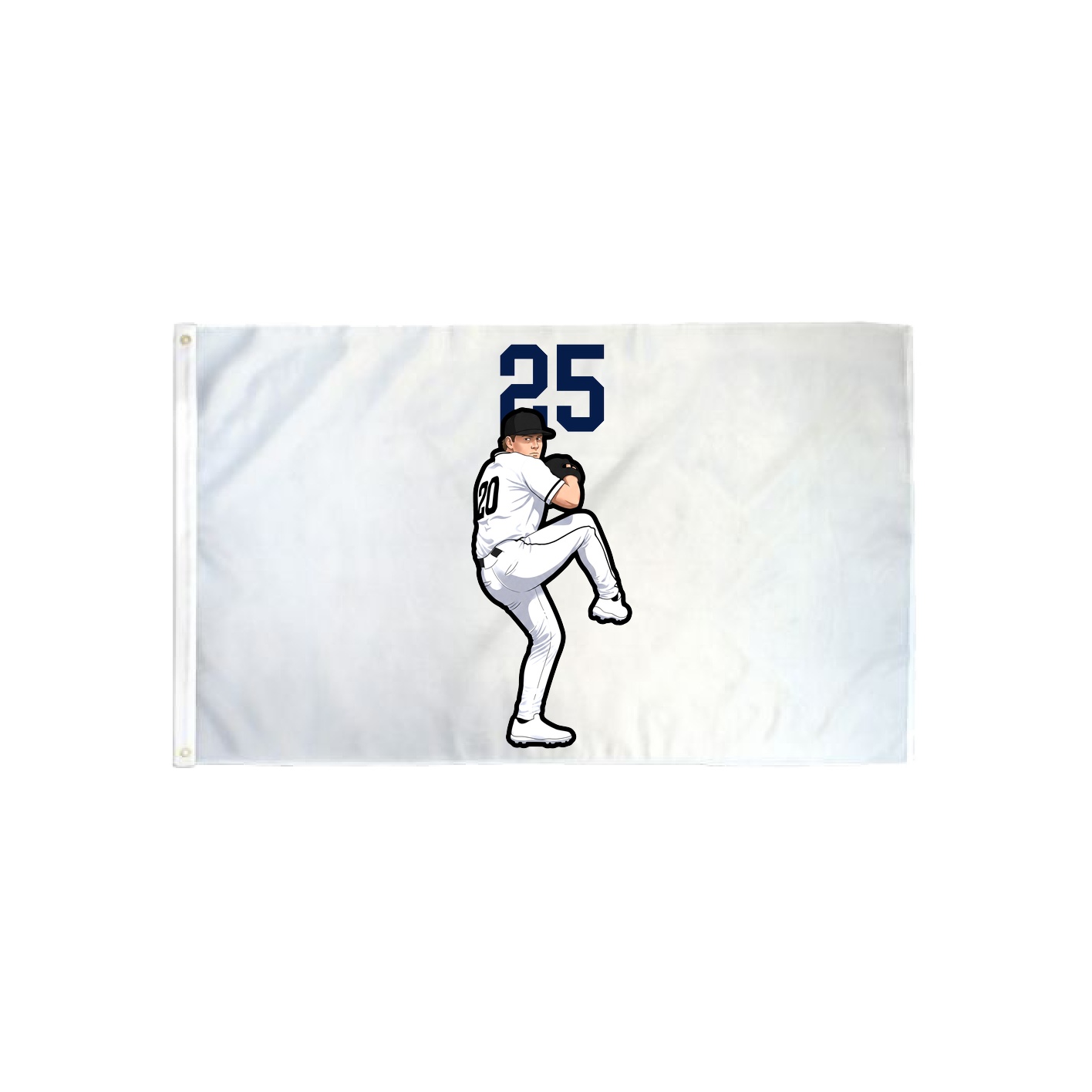 3x5 Flag — Number Top in Classic