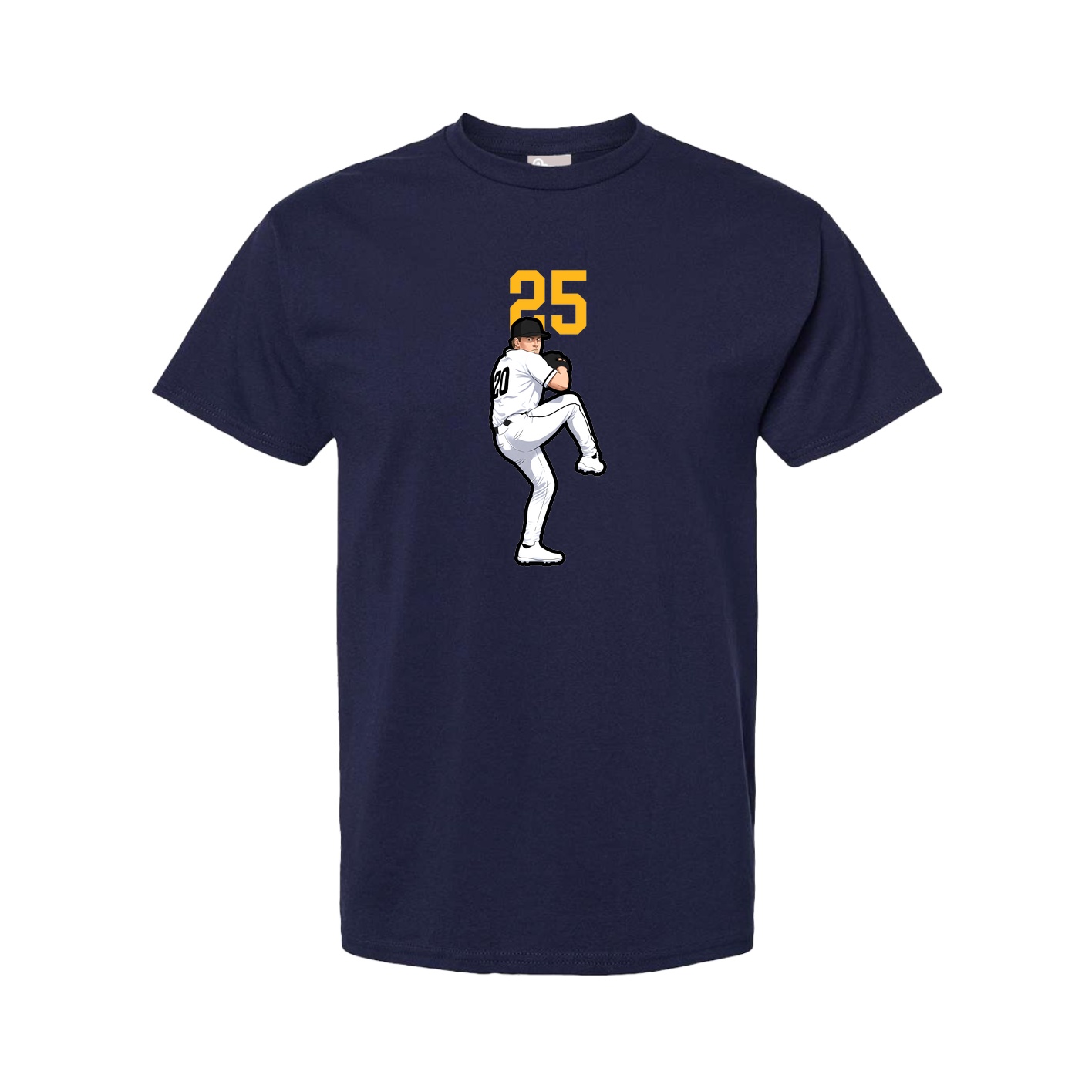 Youth Tee — Number Top in Navy