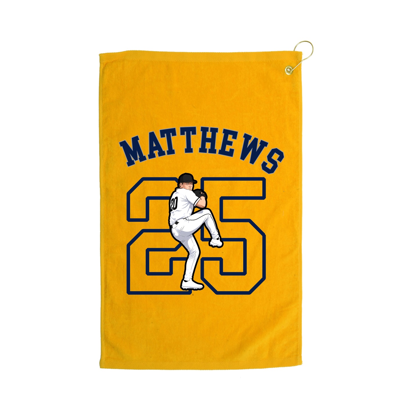 Golf Towel — Shirsey Arch in Gold