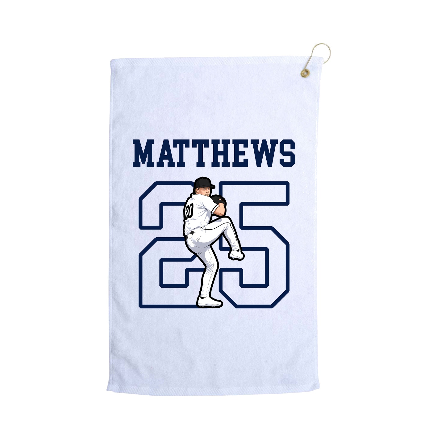 Golf Towel — Shirsey in White