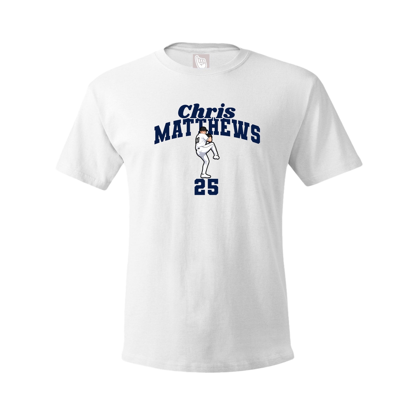 Youth Tee — Signature Arch in White