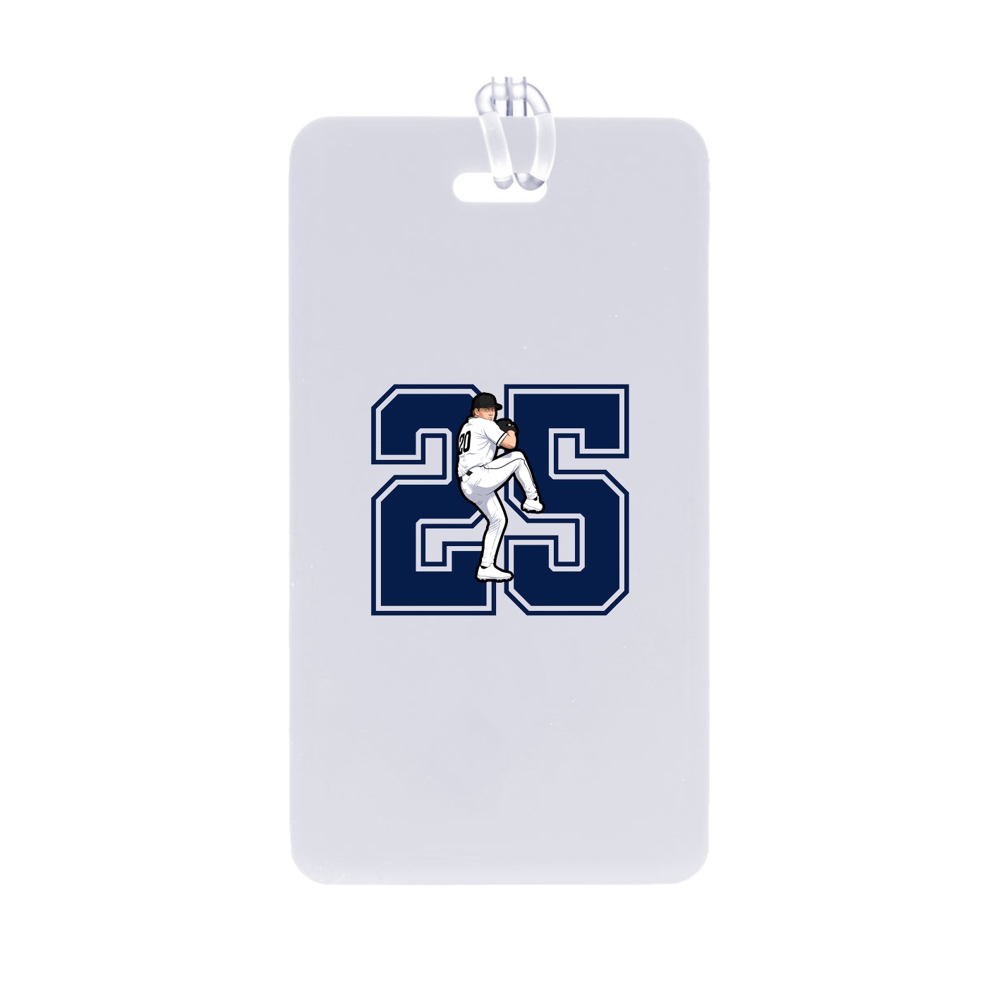 Bag Tag — Number in Classic