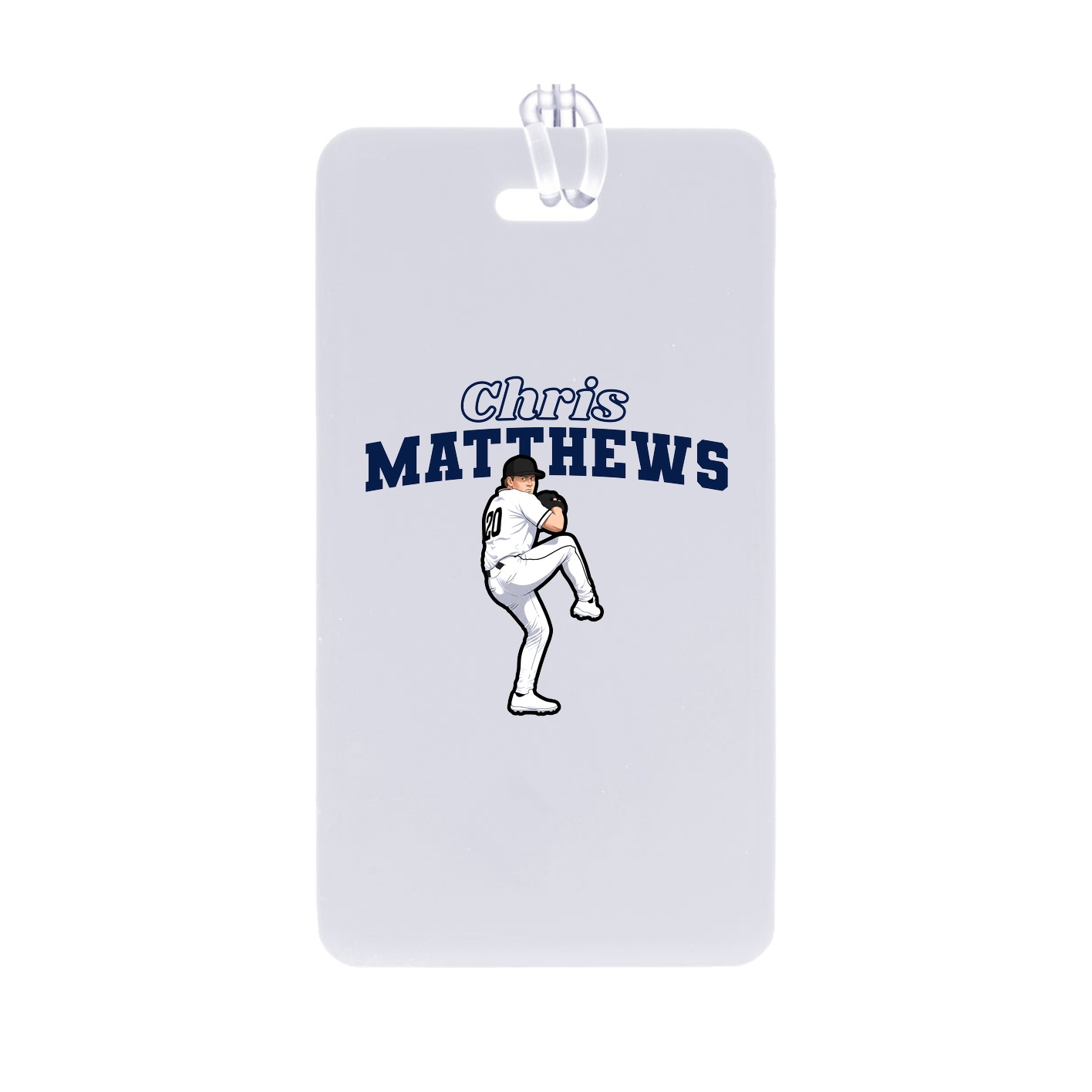 Bag Tag — Name Arch in Classic