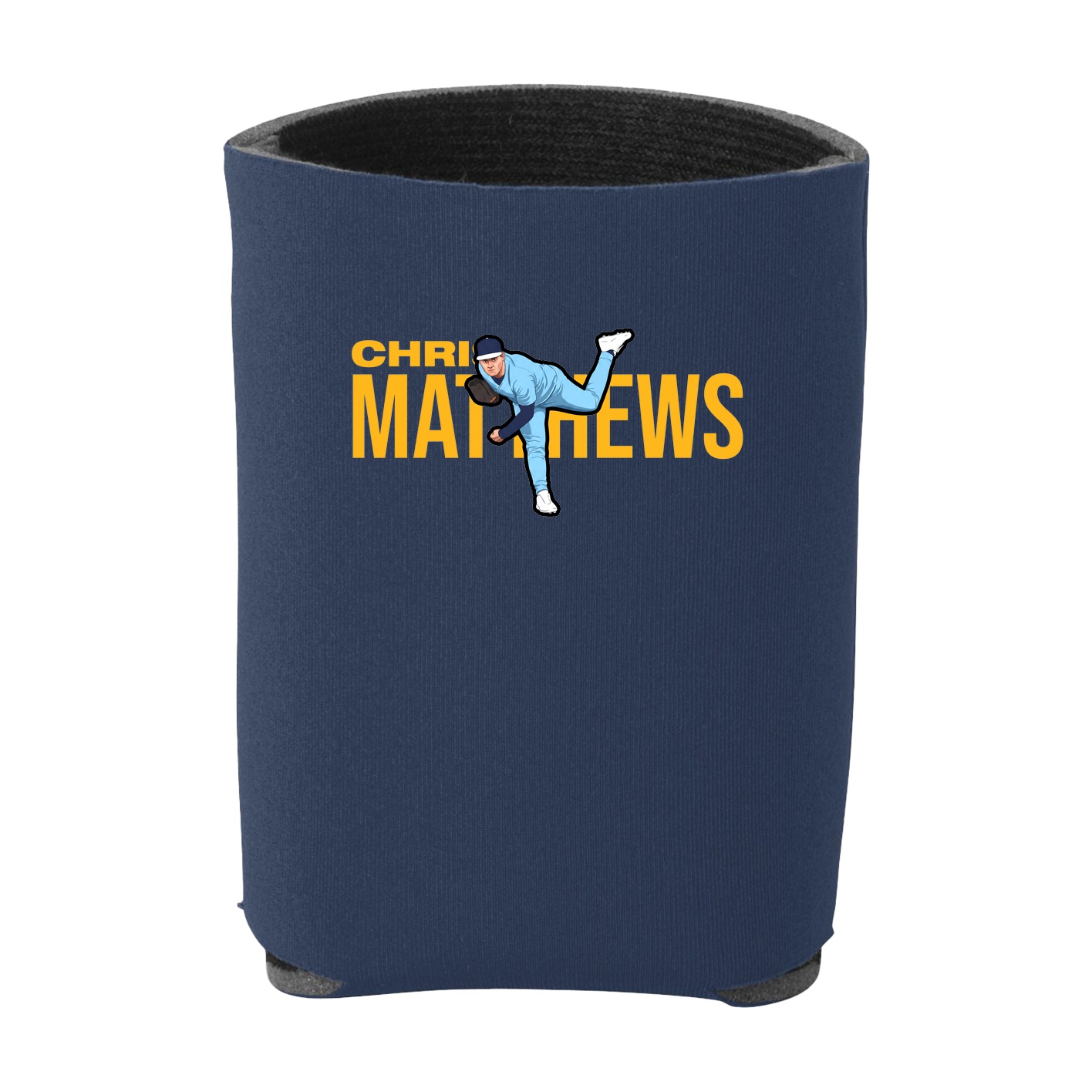 Can Holder — Player Name in Navy