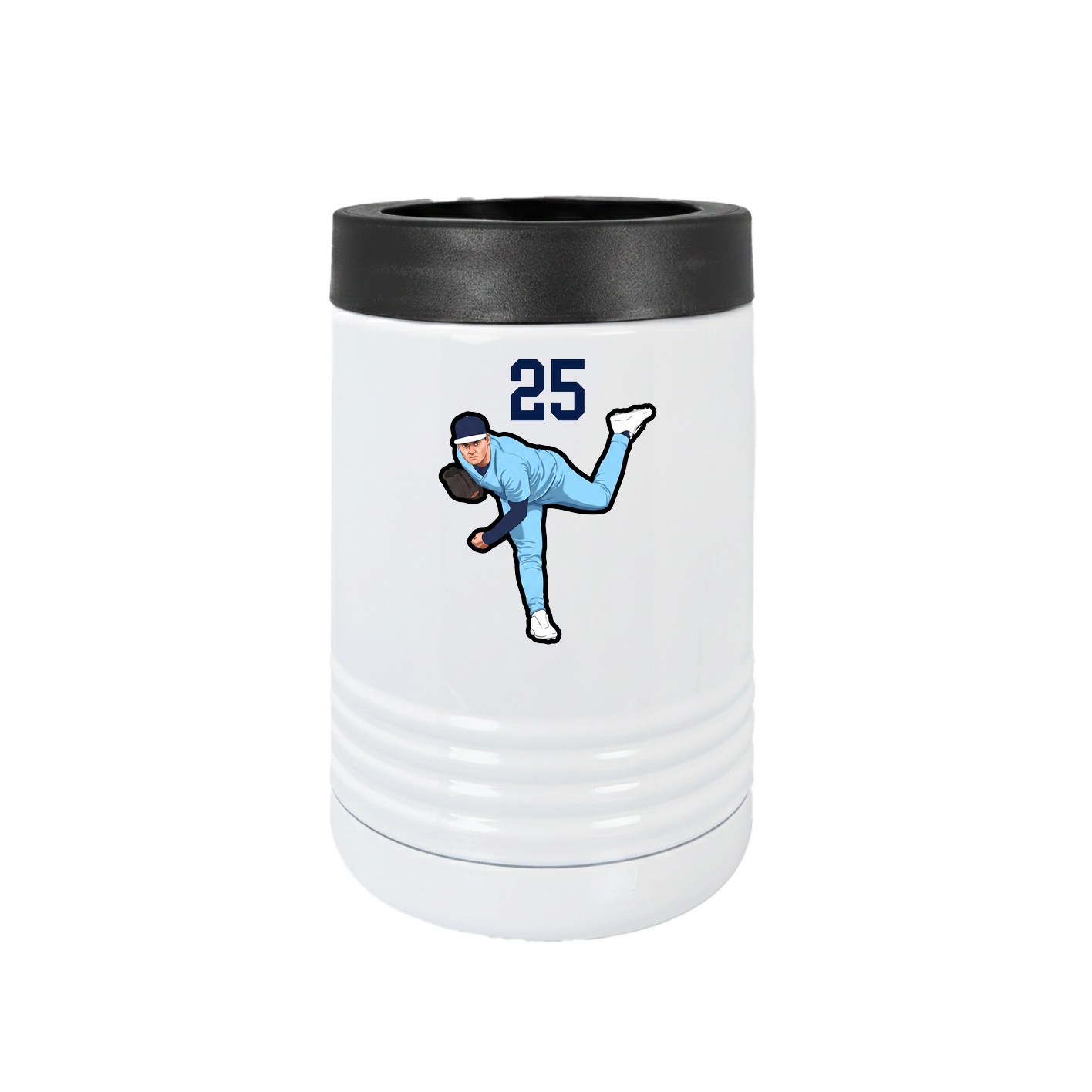 Beverage Holder — Number Top in White