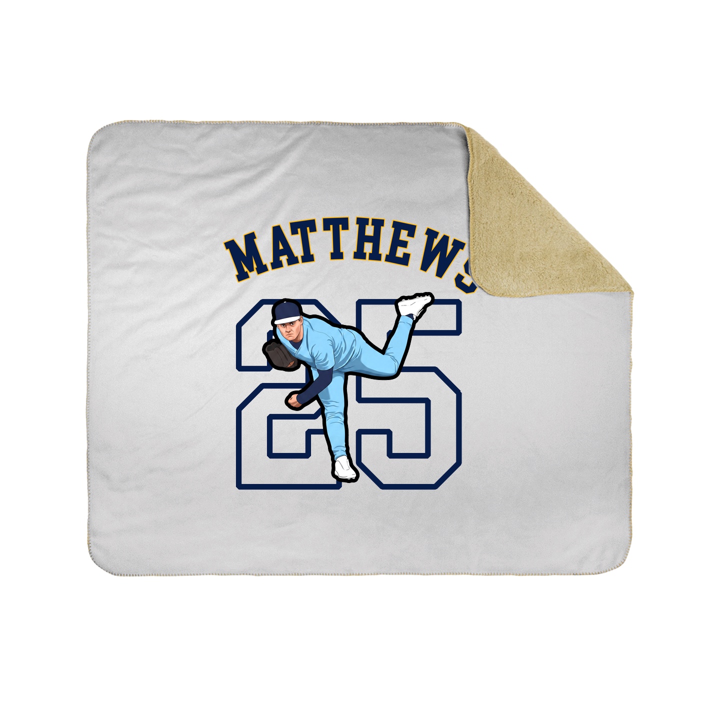 Throw Blanket — Shirsey Arch in White