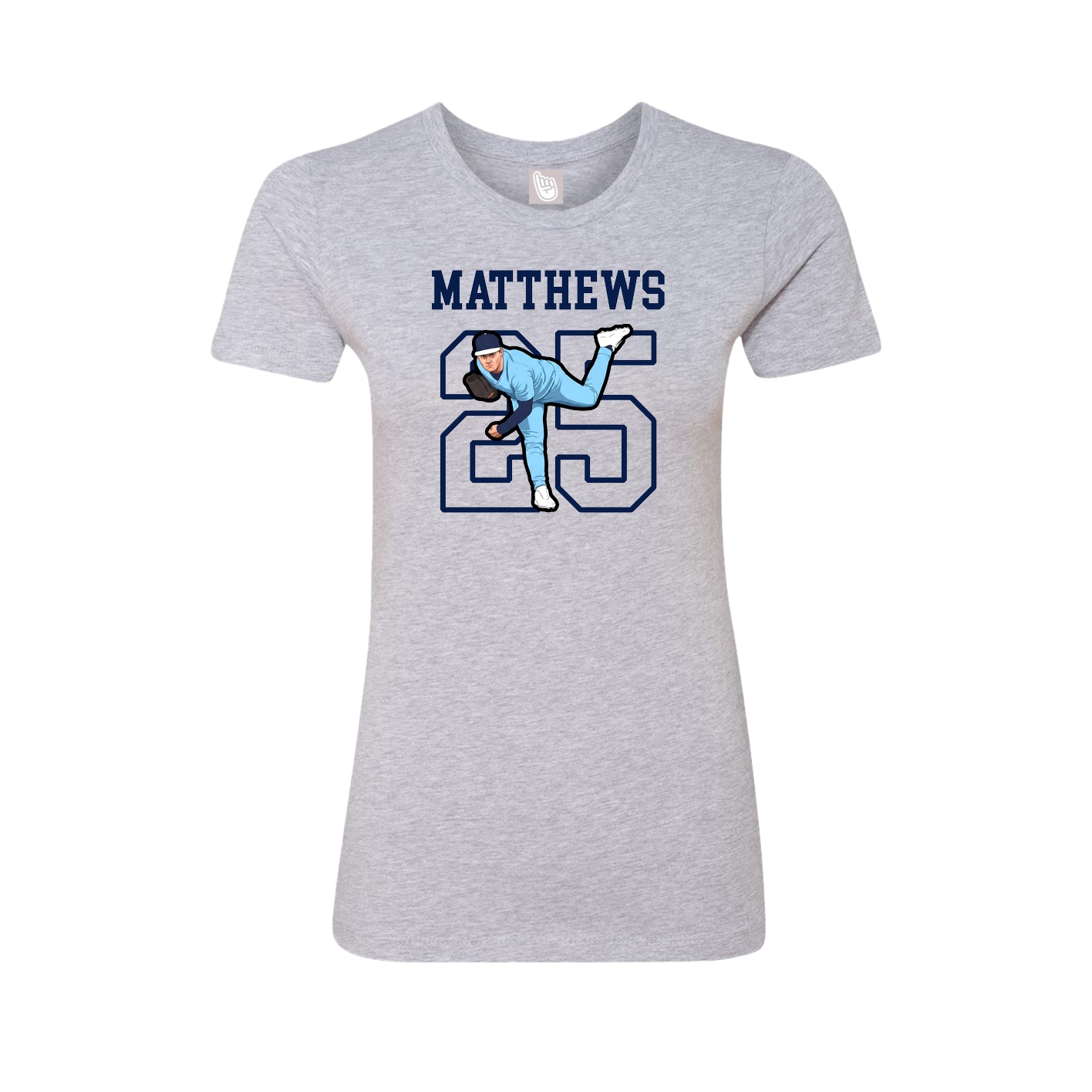 Fitted Women's Tee — Shirsey in Grey