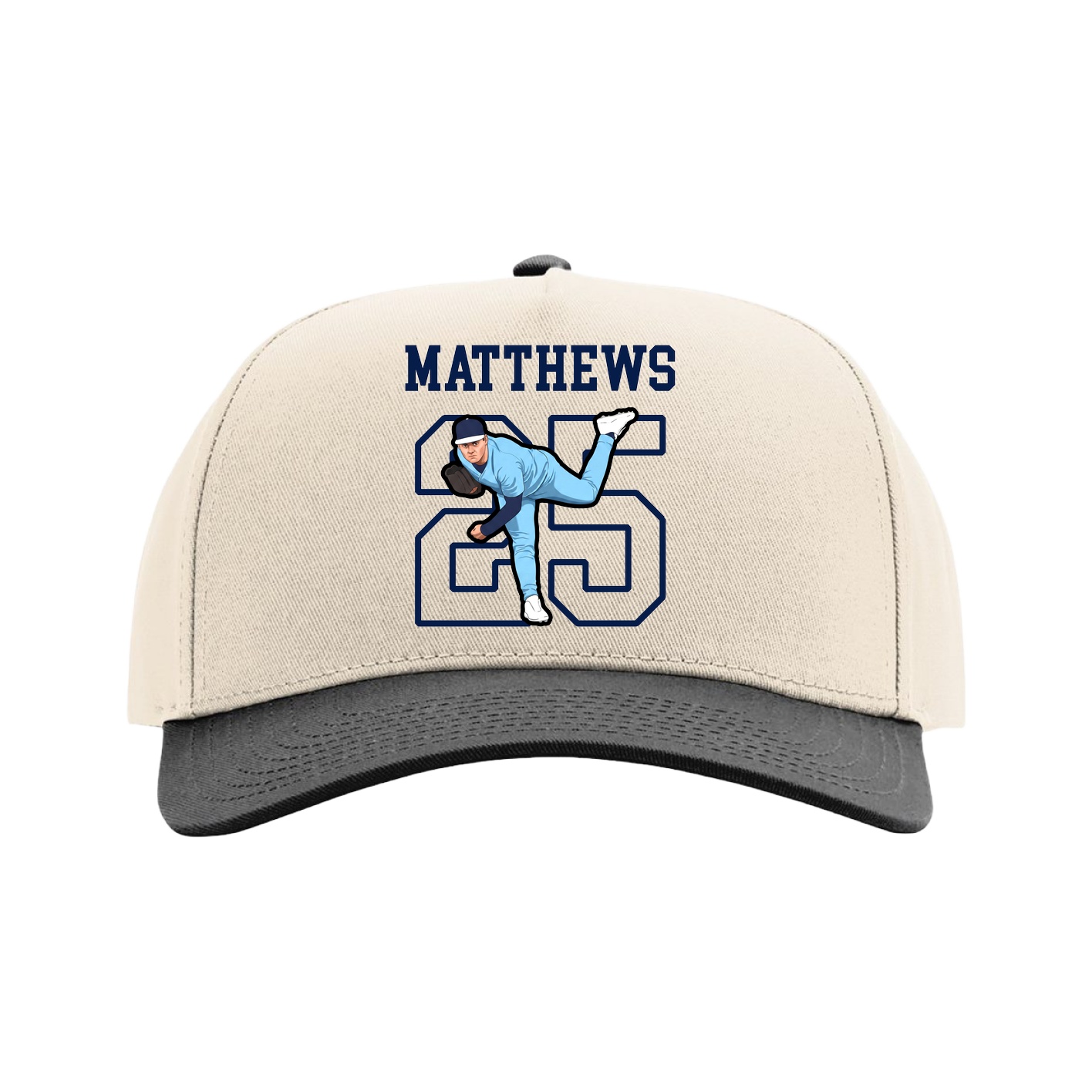 Full Fabric Five-Panel Champ Cap