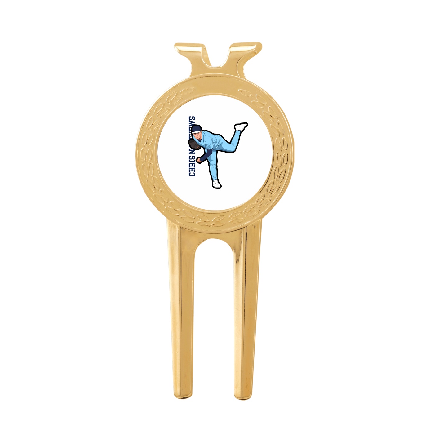 Divot Tool with Ball Marker — Name Vertical in Classic