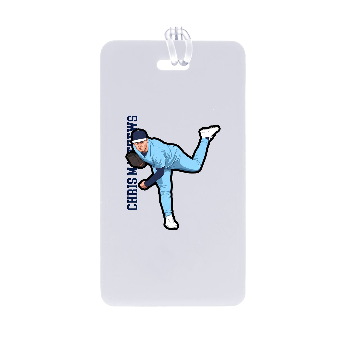 Bag Tag — Name Vertical in Classic
