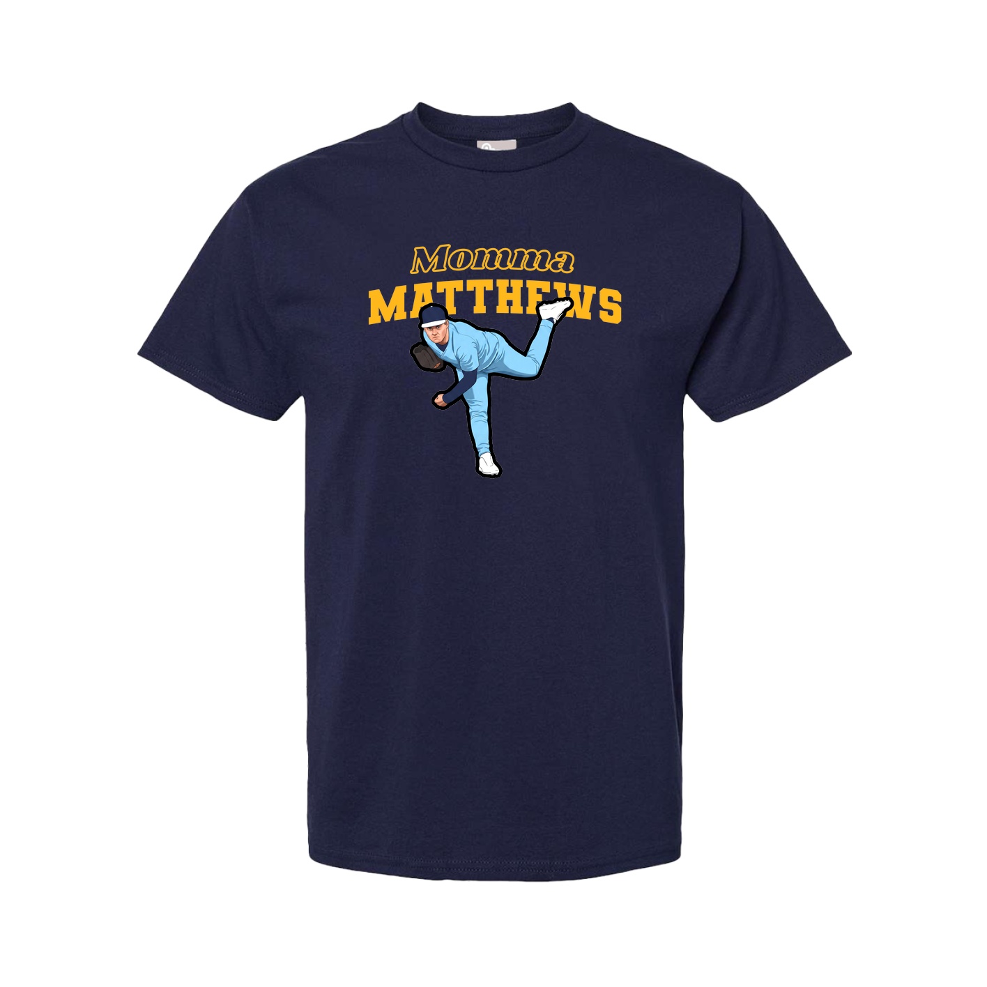 Tee — Mothers Day Block in Navy