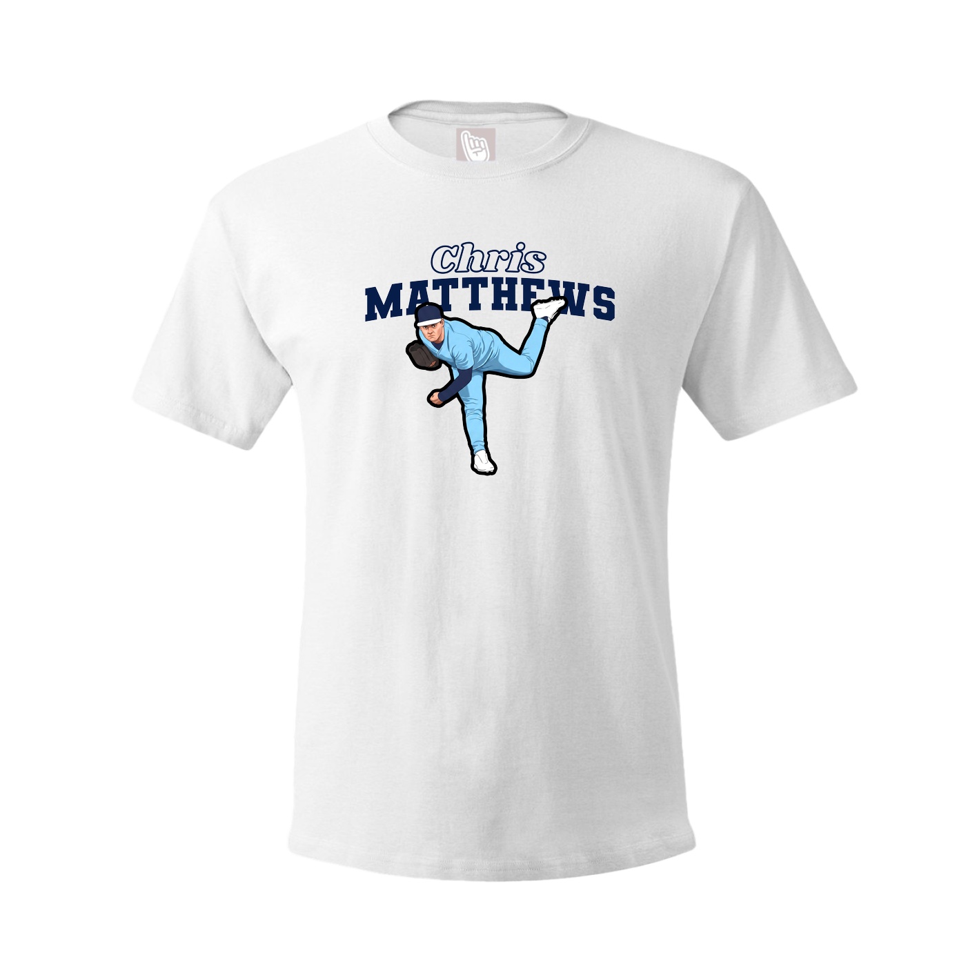 Tee — Name Arch in White