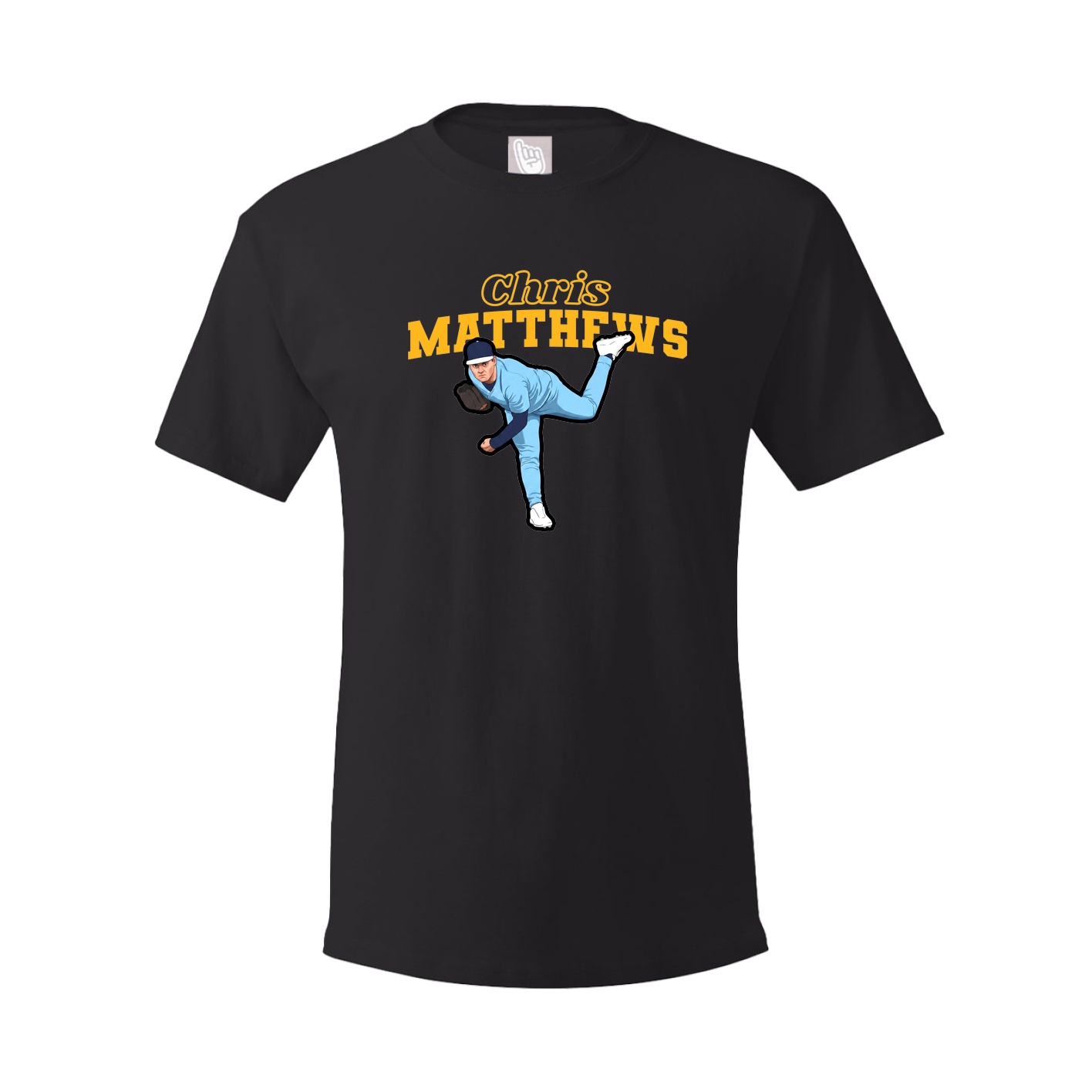 Youth Tee — Name Arch in Black