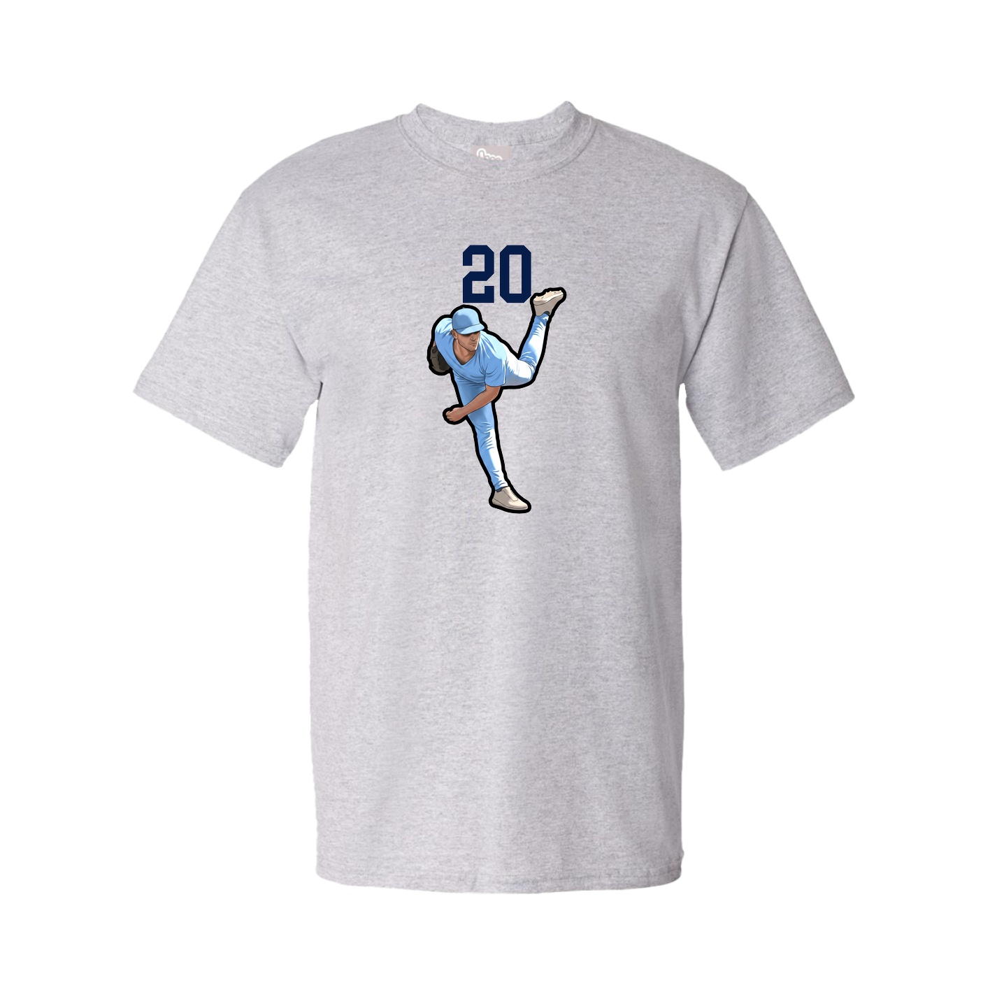 Tee — Number Top in Grey