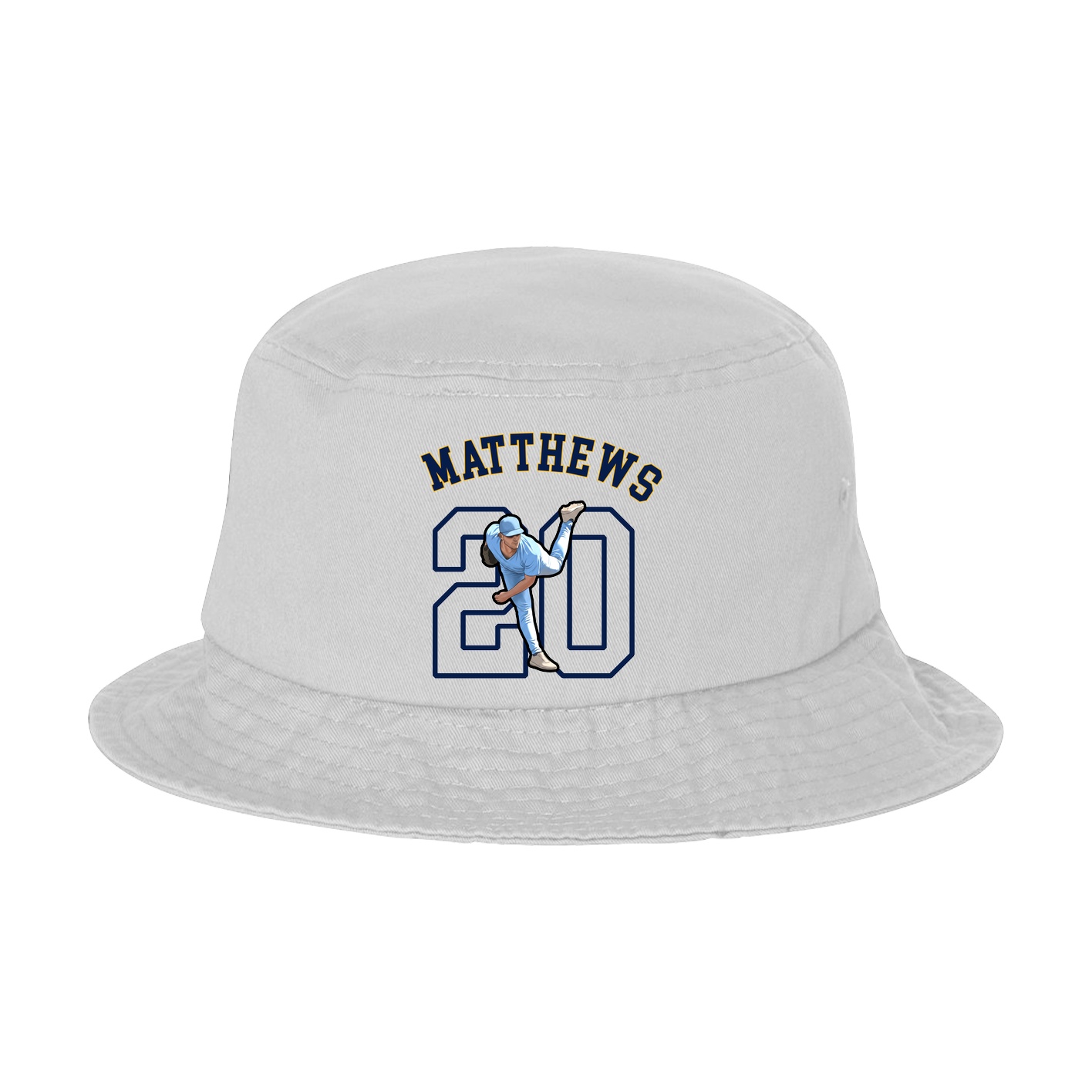 Bucket Cap — Shirsey Arch in White