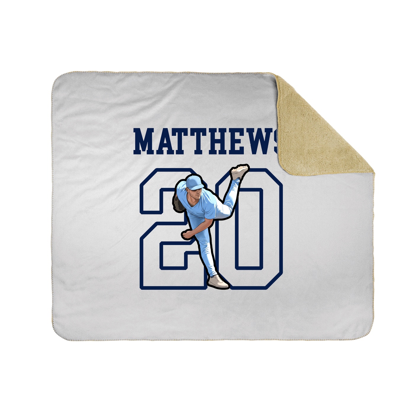 Throw Blanket — Shirsey in White
