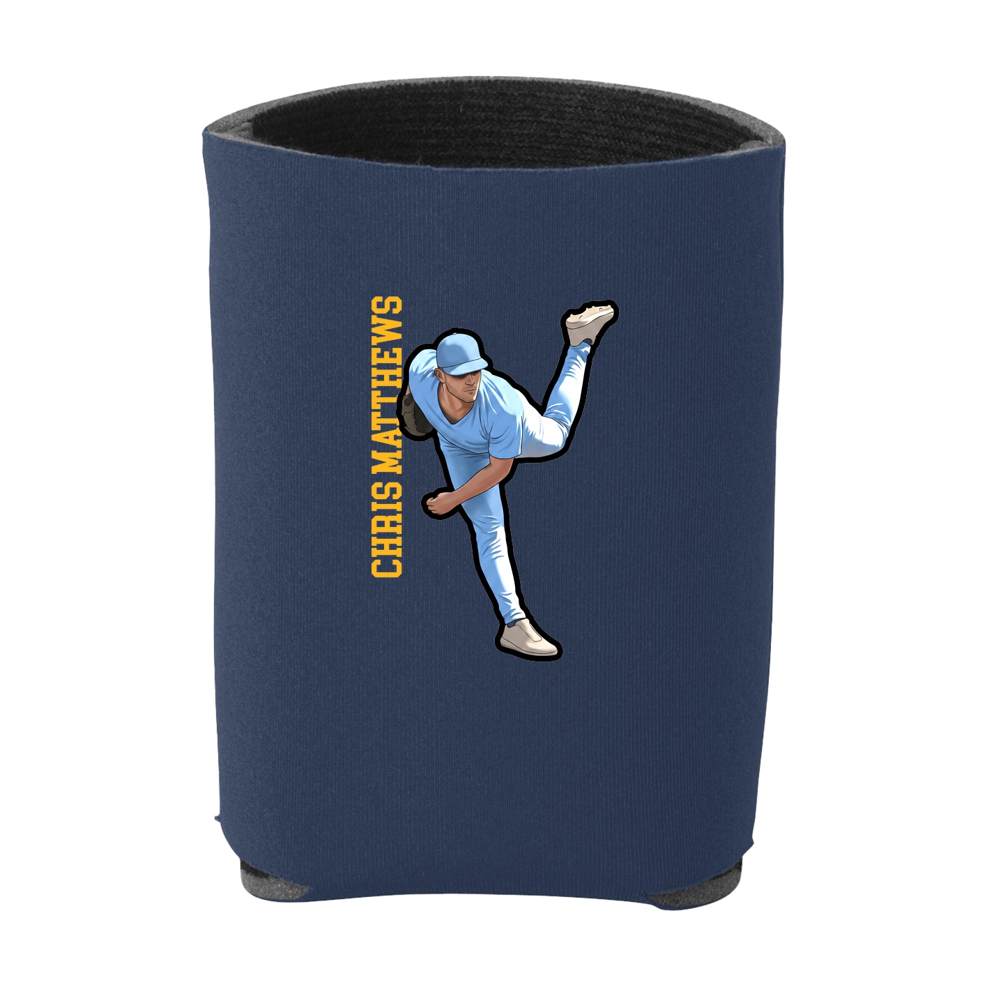 Can Holder — Name Vertical in Navy