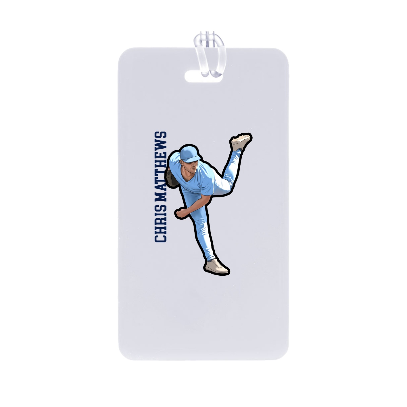 Bag Tag — Name Vertical in Classic