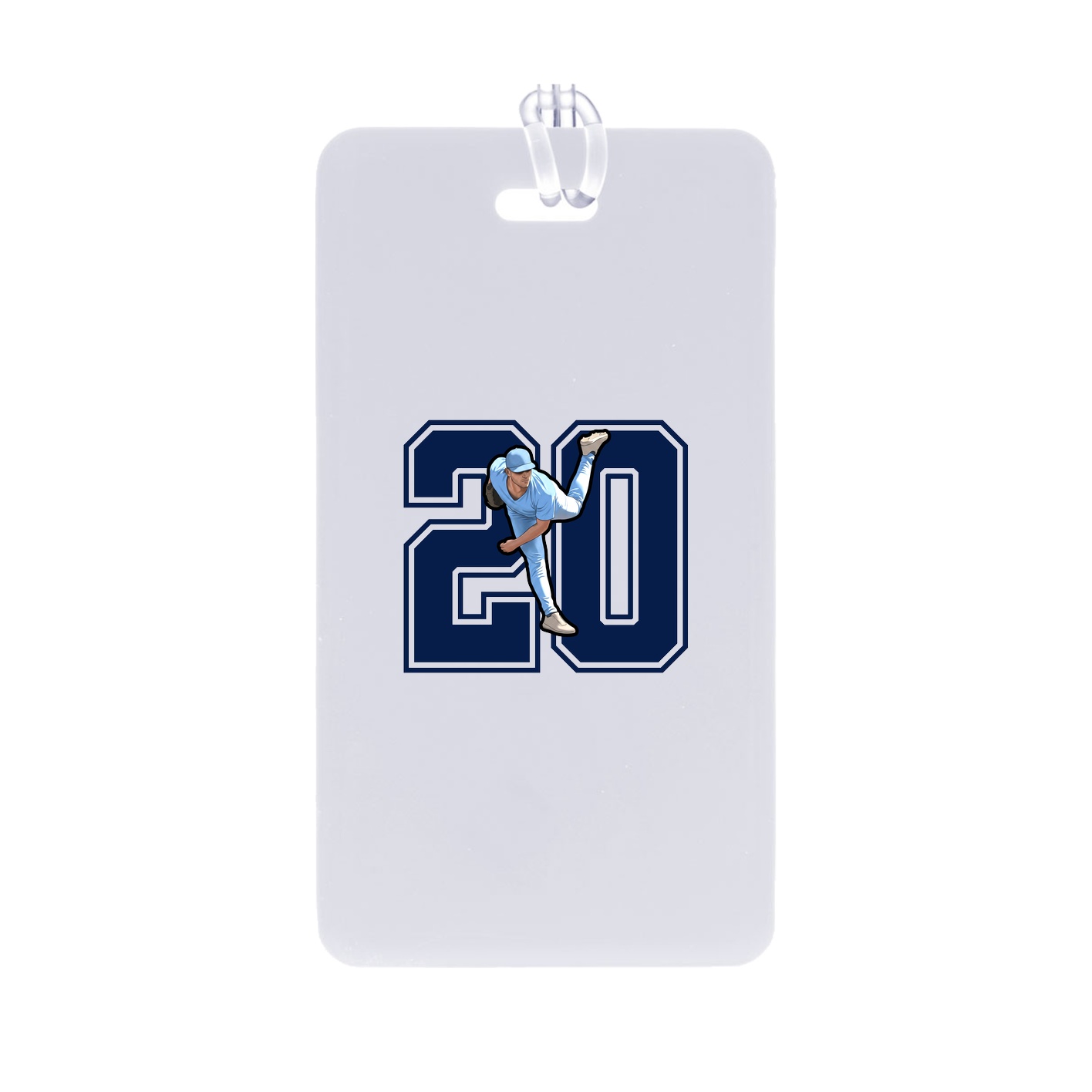 Bag Tag — Number in Classic